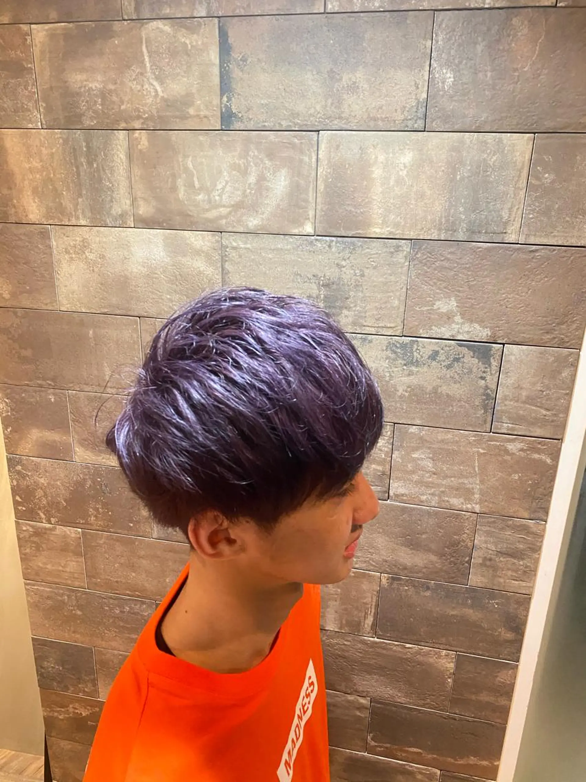 ショート カラー メンズ Belle hair Design青野大貴のヘアスタイル