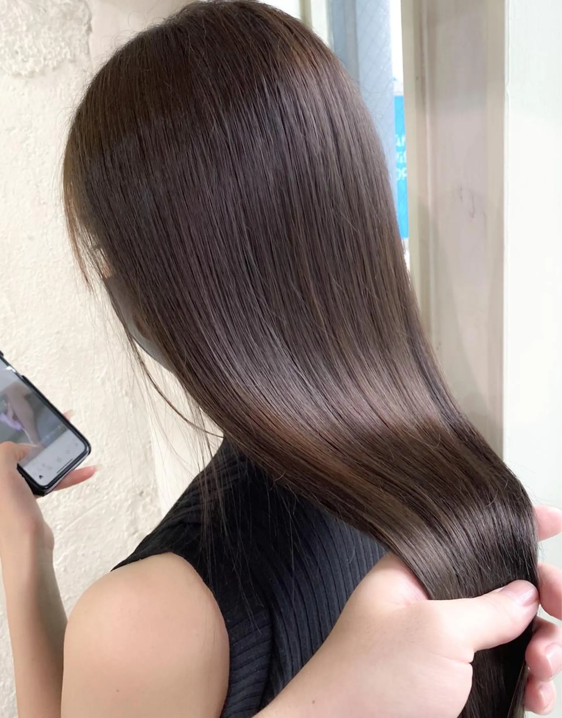 ロング カラー グレージュ トリートメント ヘアカラー トリートメント ALLY（アリー）所属・ミニモお気に入り数 No.1宍戸雄弥のヘアスタイル
