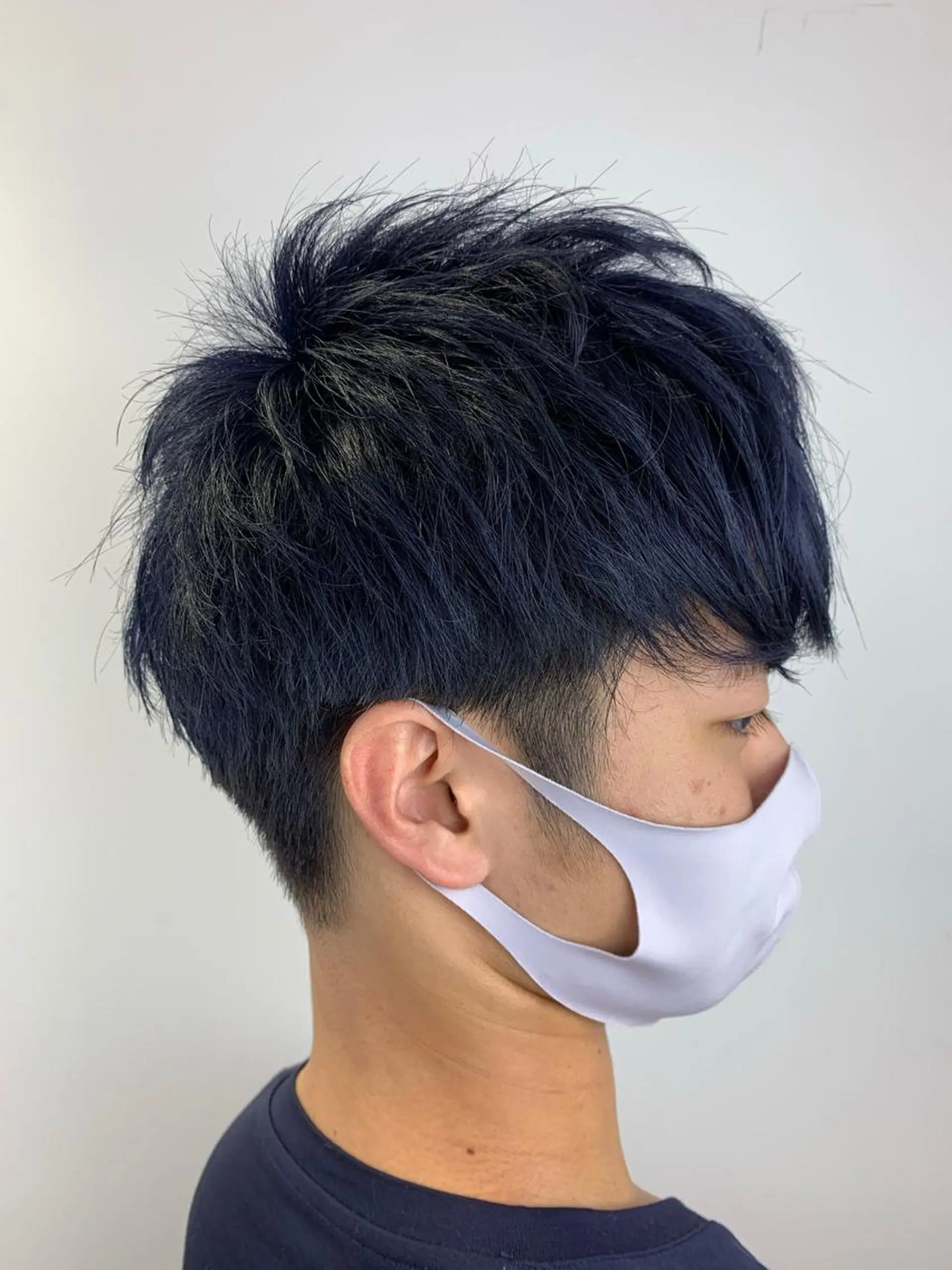 ショート カラー ブルーカラー SALOWIN神戸三宮店所属・【美髪を叶える】中谷 彰宏（アキ)のヘアスタイル