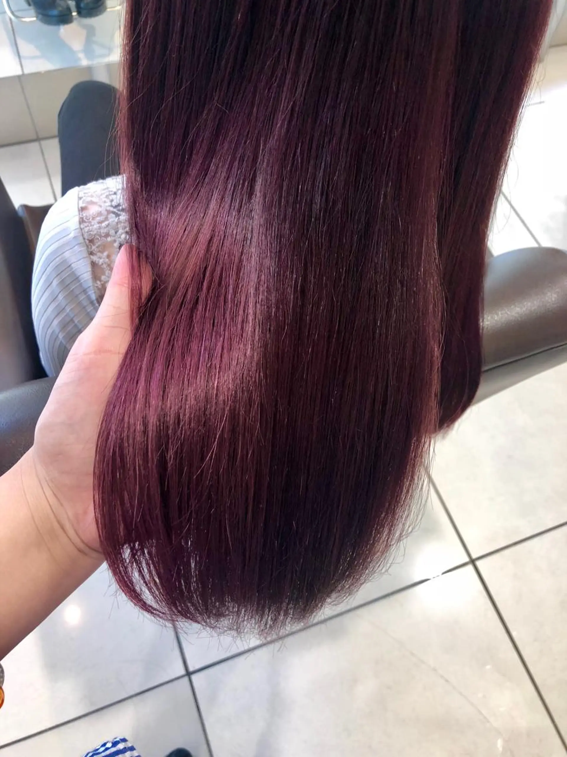 カラー ブリーチ ピンクカラー バイオレットカラー GO TO DAY 横浜店所属・岩倉 諒のヘアスタイル