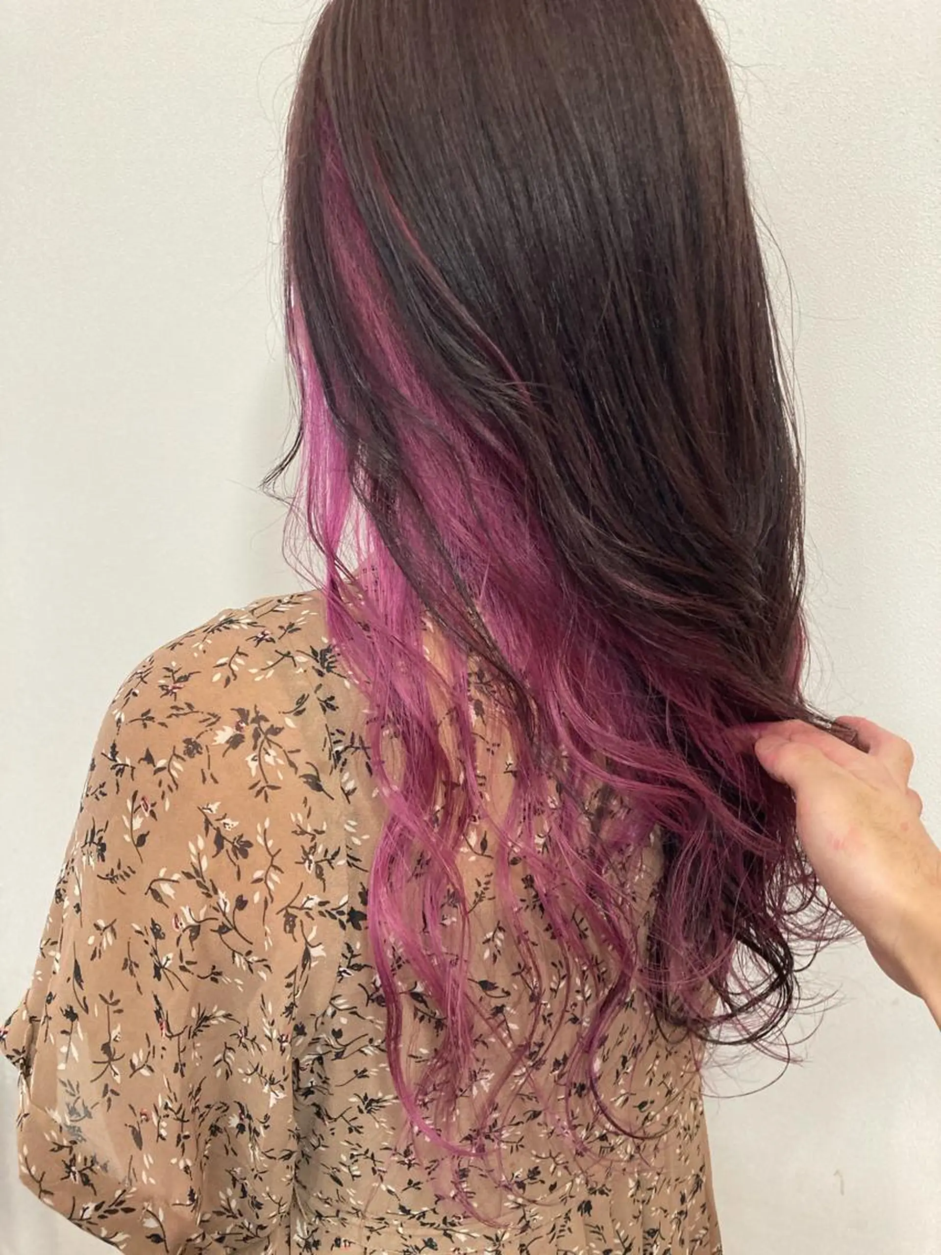 ロング カラー パープルカラー カット ヘアカラー トリートメント 🌸髪質改善特化🌸 店長　ゆうやのヘアスタイル