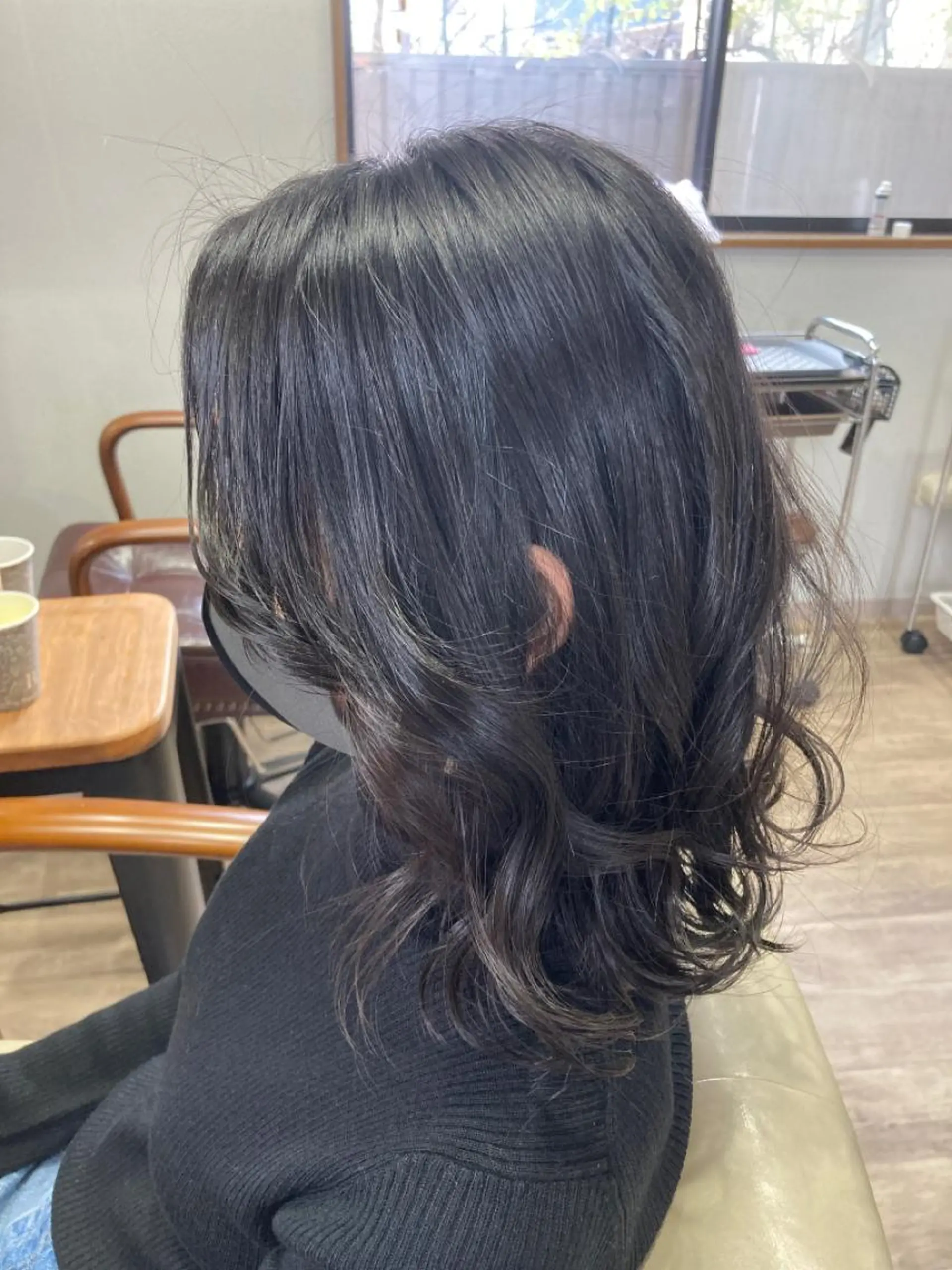ミディアム ヘアアレンジ オルチャンヘア B-rilliant ビーリリアント所属・今井 里美のヘアスタイル