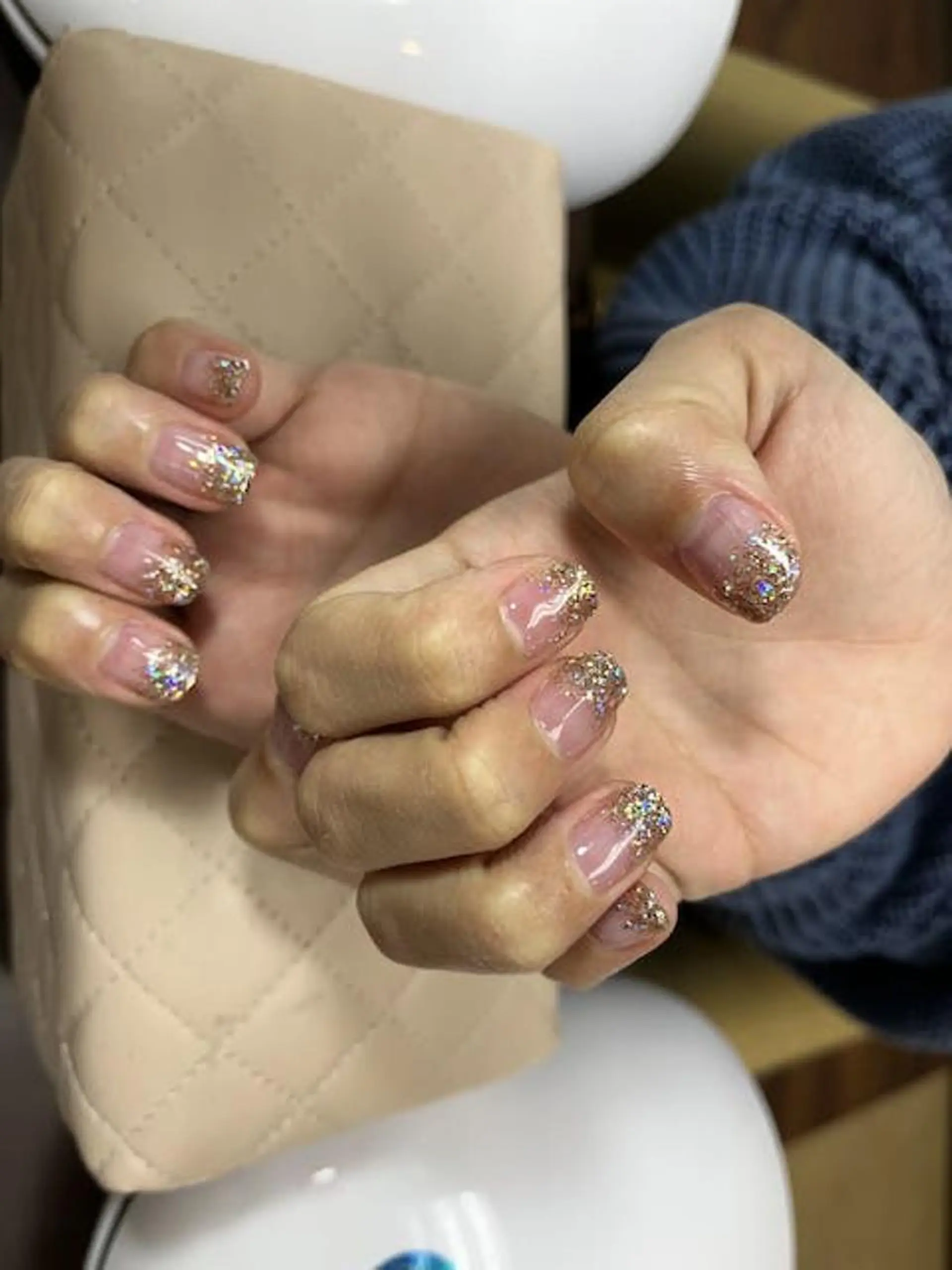 ネイル アートネイル イースター ジェルネイル グラデーション ラメ(グリッター) FASTNAIL PLUS 新宿店のネイルデザイン