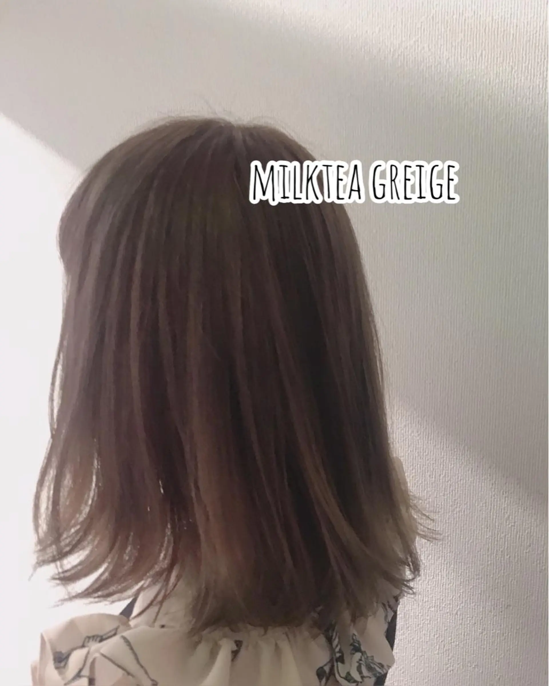 ミディアム カラー 年間1500人担当 代表　南一路のヘアスタイル