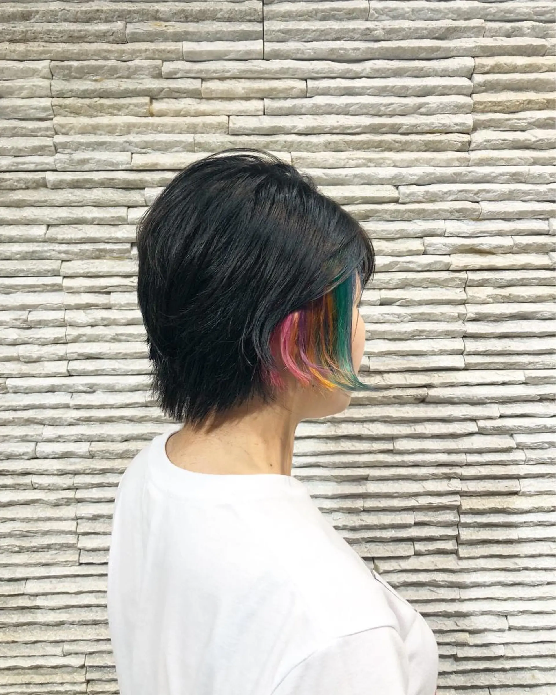 ショート カラー ヘアアレンジ 嶋田 ゆきのヘアスタイル