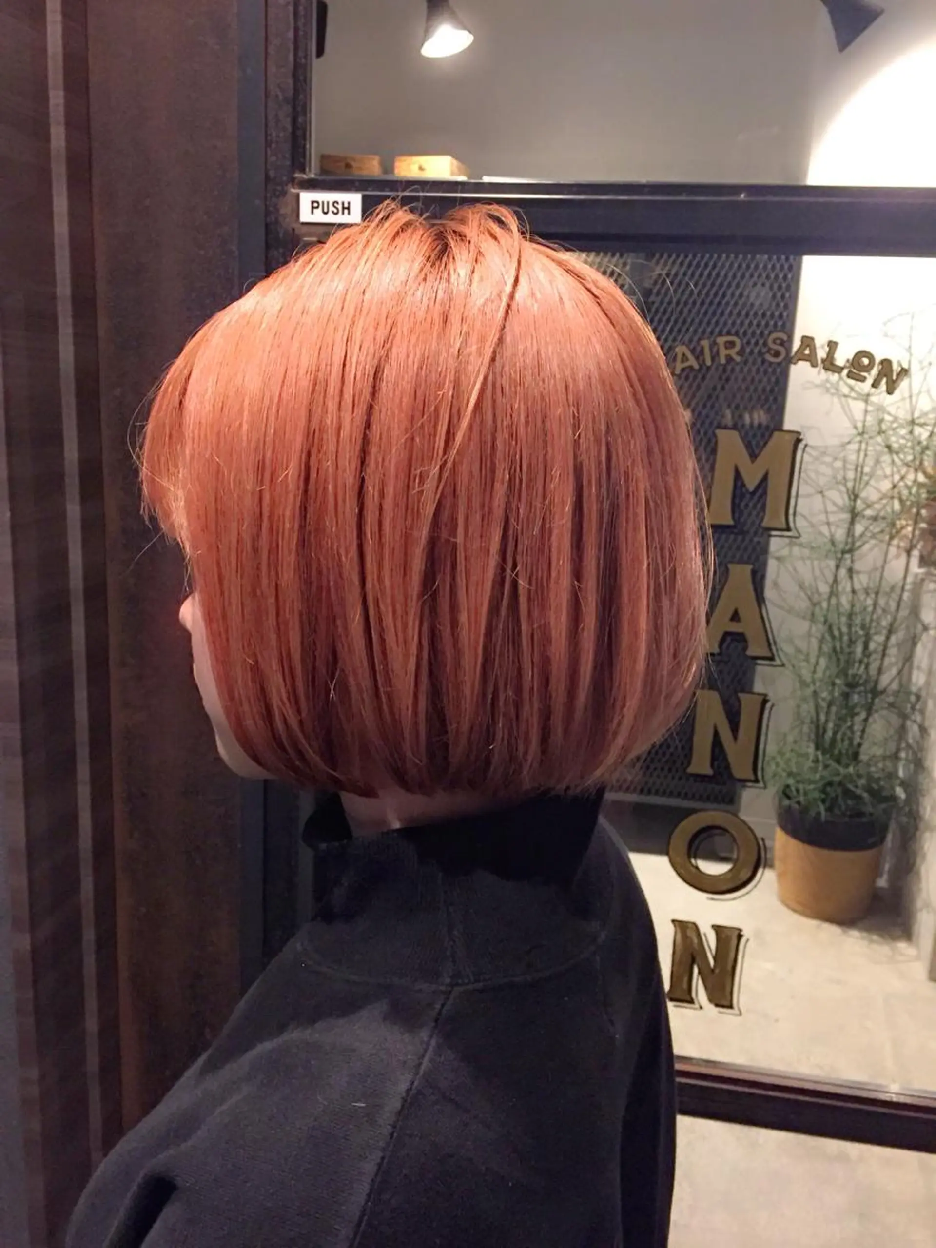 ショート カラー ベージュカラー ピンクカラー ピンクベージュ 倉家 聖のヘアスタイル