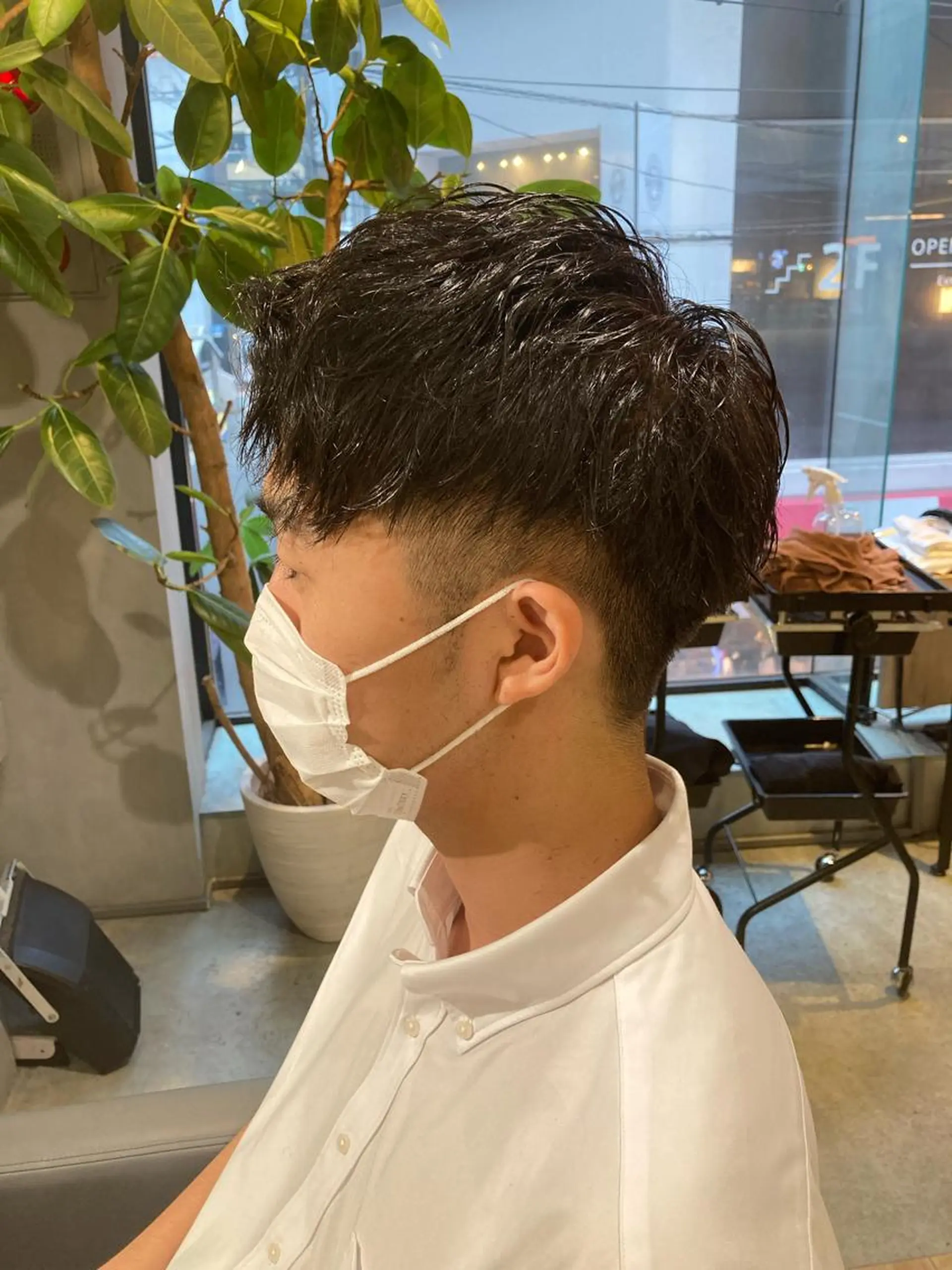 メンズ カット パーマ メンズ特化美容師 熊田 鼓汰郎のヘアスタイル