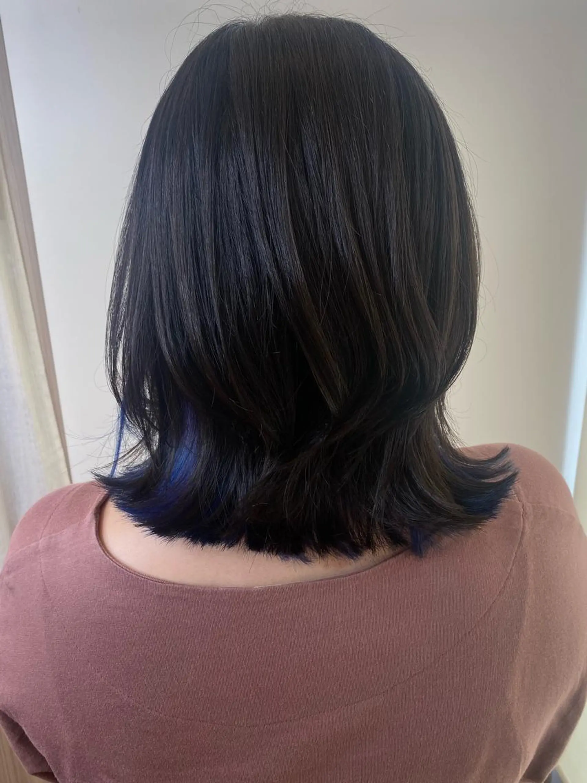 ミディアム カラー カット ヘアカラー トリートメント ✴︎ヒラガカナ✴︎ ECLAT HAIRのヘアスタイル