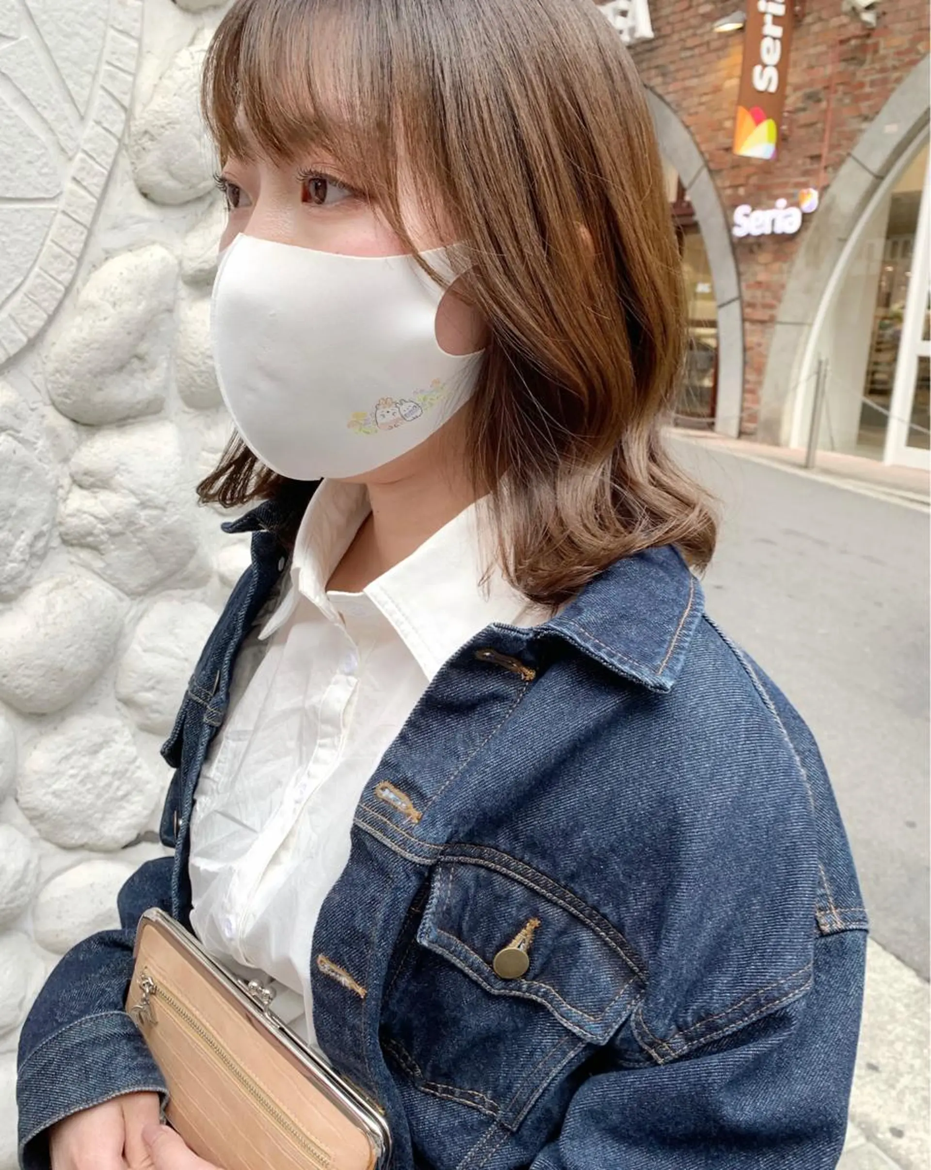 ミディアム カラー レイヤーカット ローレイヤー カット ヘアカラー 樫原裕二 /副店長のヘアスタイル