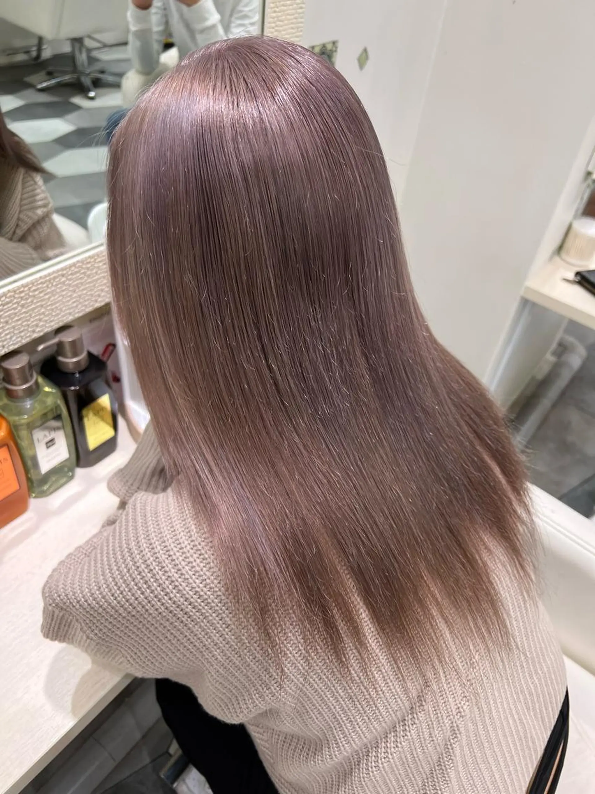 ミディアム カラー Lapis 池袋店所属・MASHIRO 🩵Lapis池袋店のヘアスタイル