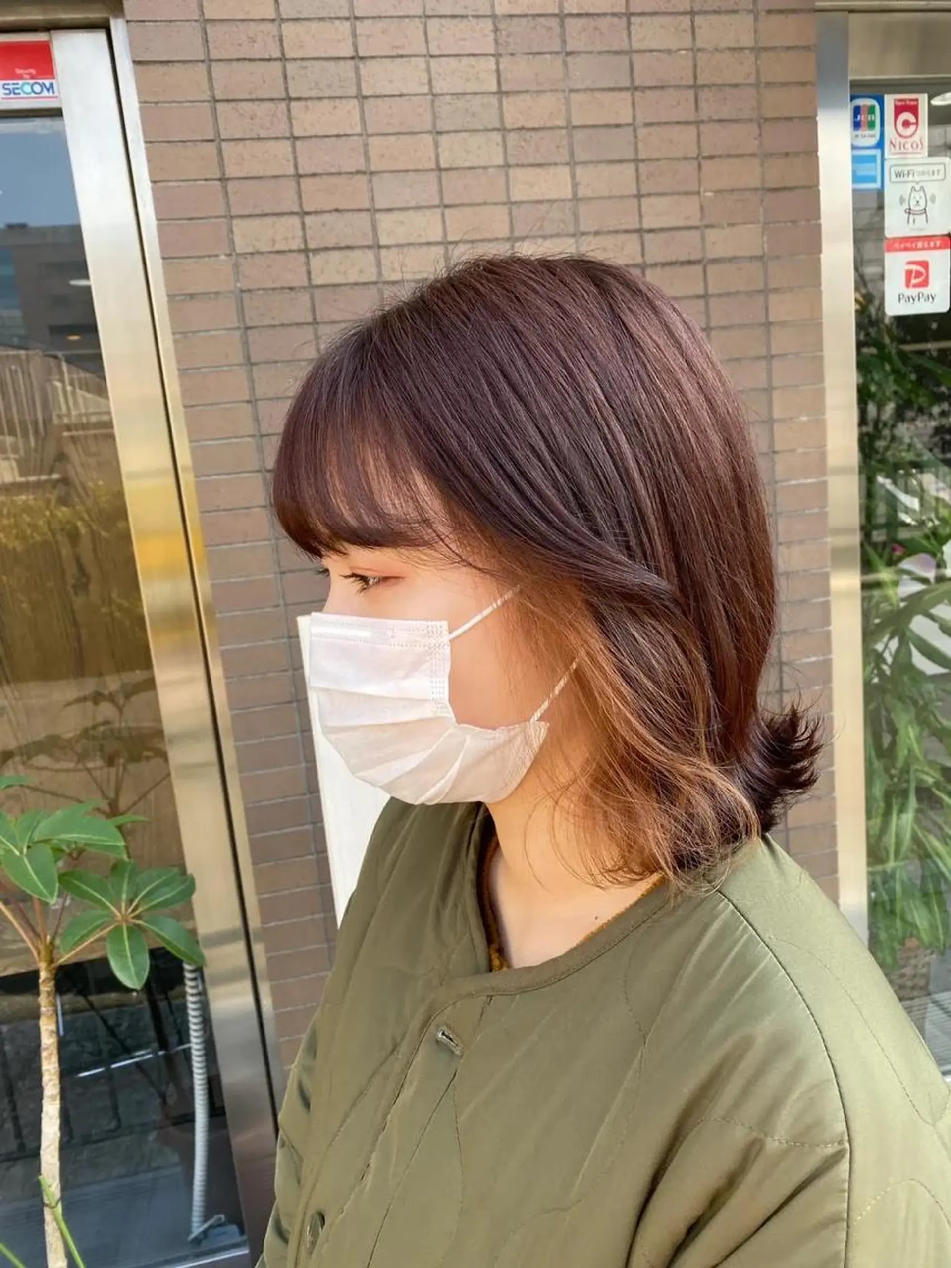 セミロング ヘアカラー ELEN 新百合ヶ丘のヘアスタイル