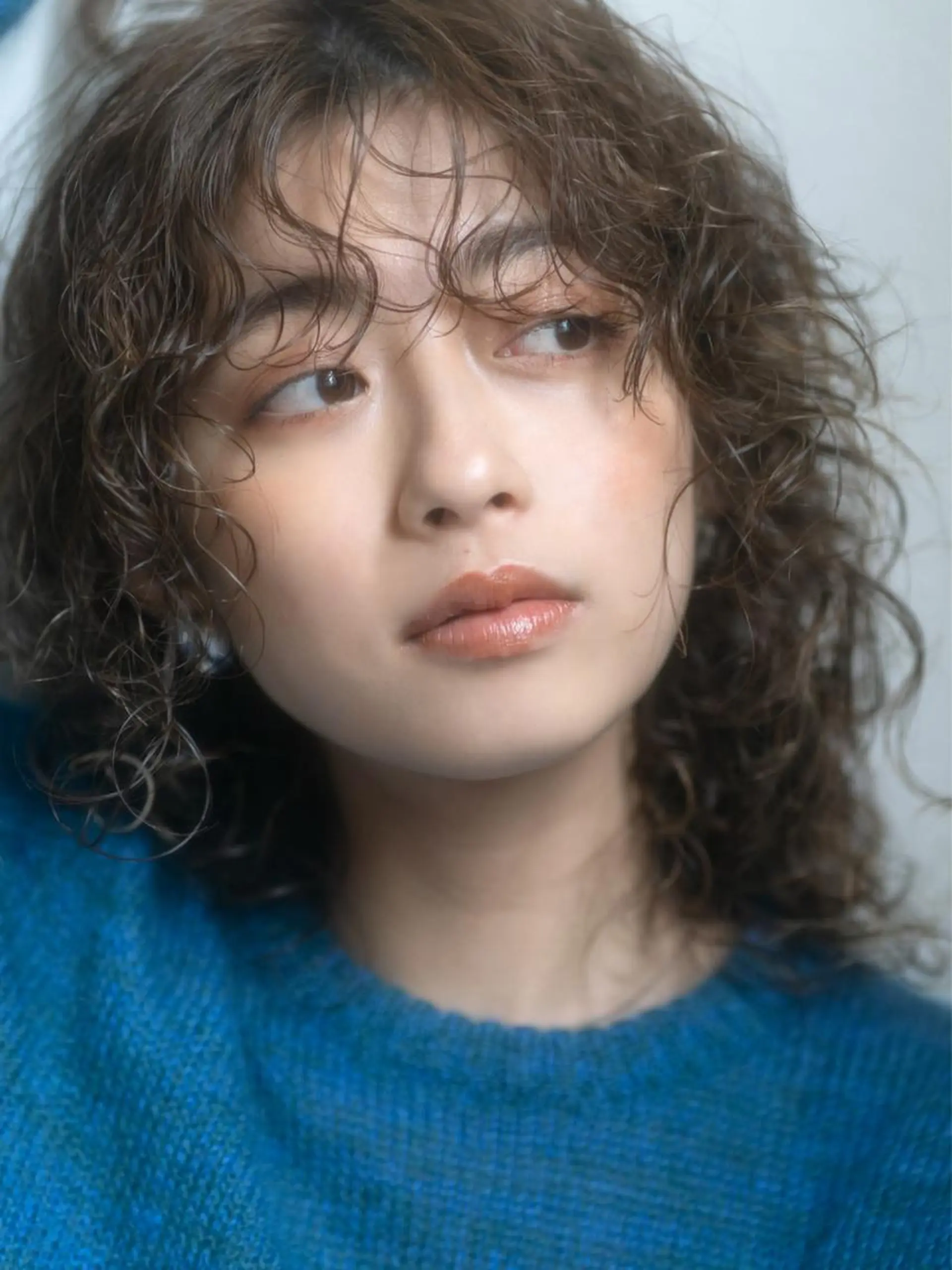 ミディアム カット パーマ 🎀ハイトーン/レイ ヤー/Reina🎀のヘアスタイル