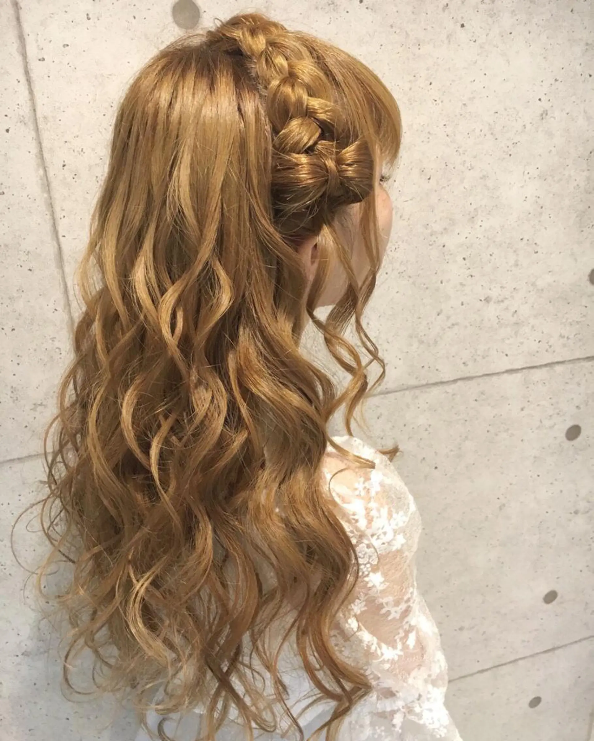 ヘアアレンジ カチューシャ ヘアセット lien natsukiのヘアスタイル