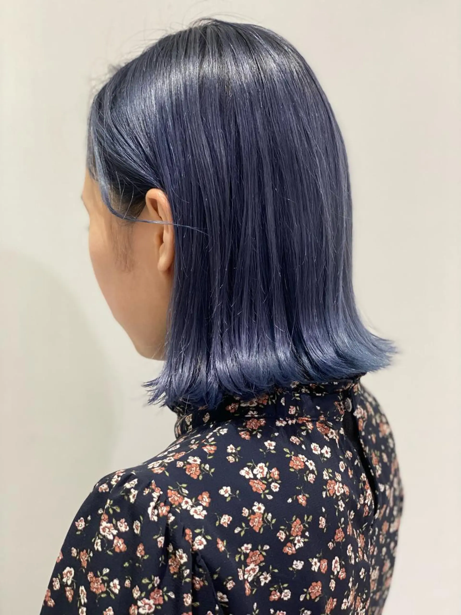 ミディアム カラー ボブ ヘアカラー トリートメント 💎大人ハイライト 💎上杉一也💎のヘアスタイル