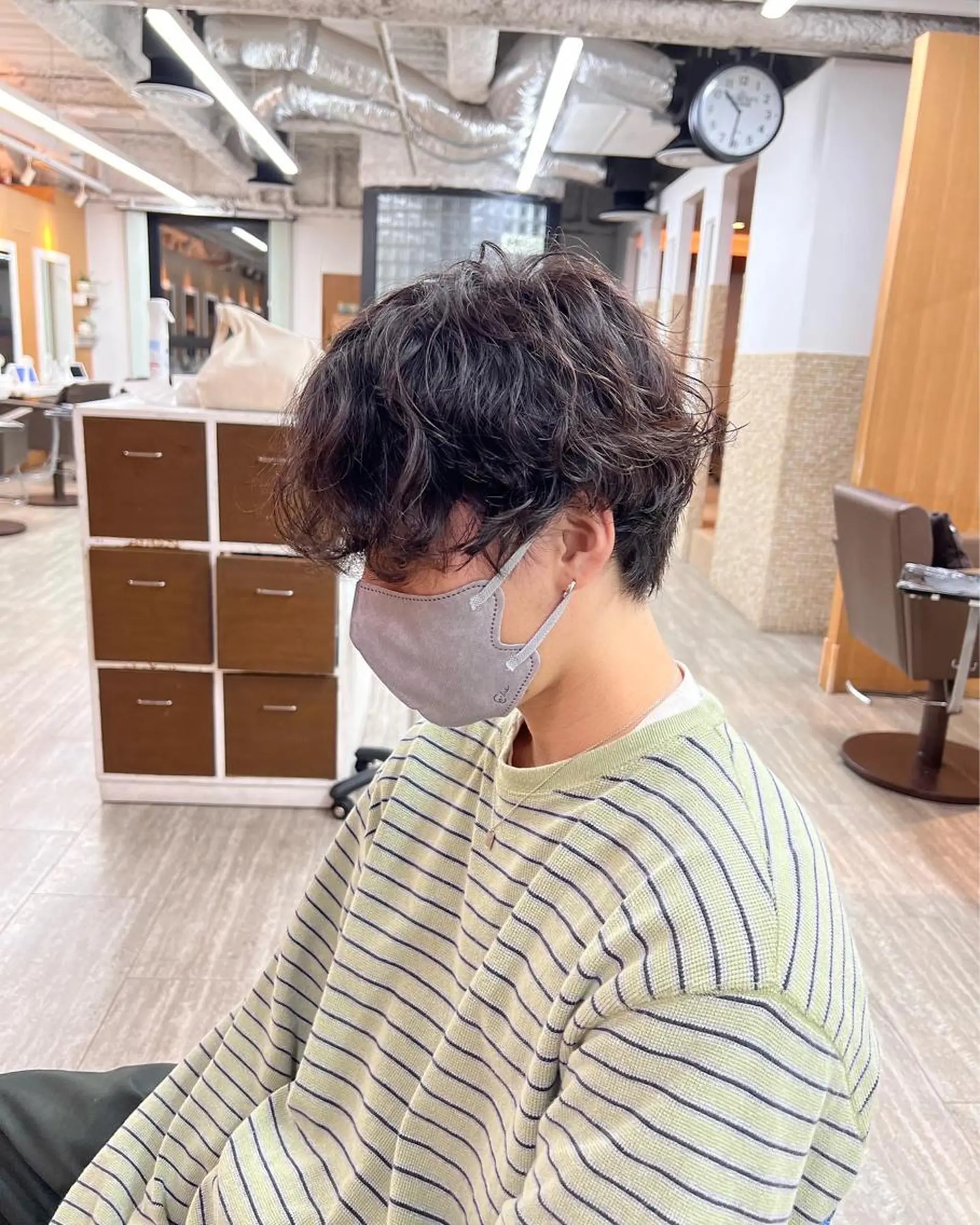 ショート メンズ カット パーマ 透明感カラー ゆうだいのヘアスタイル
