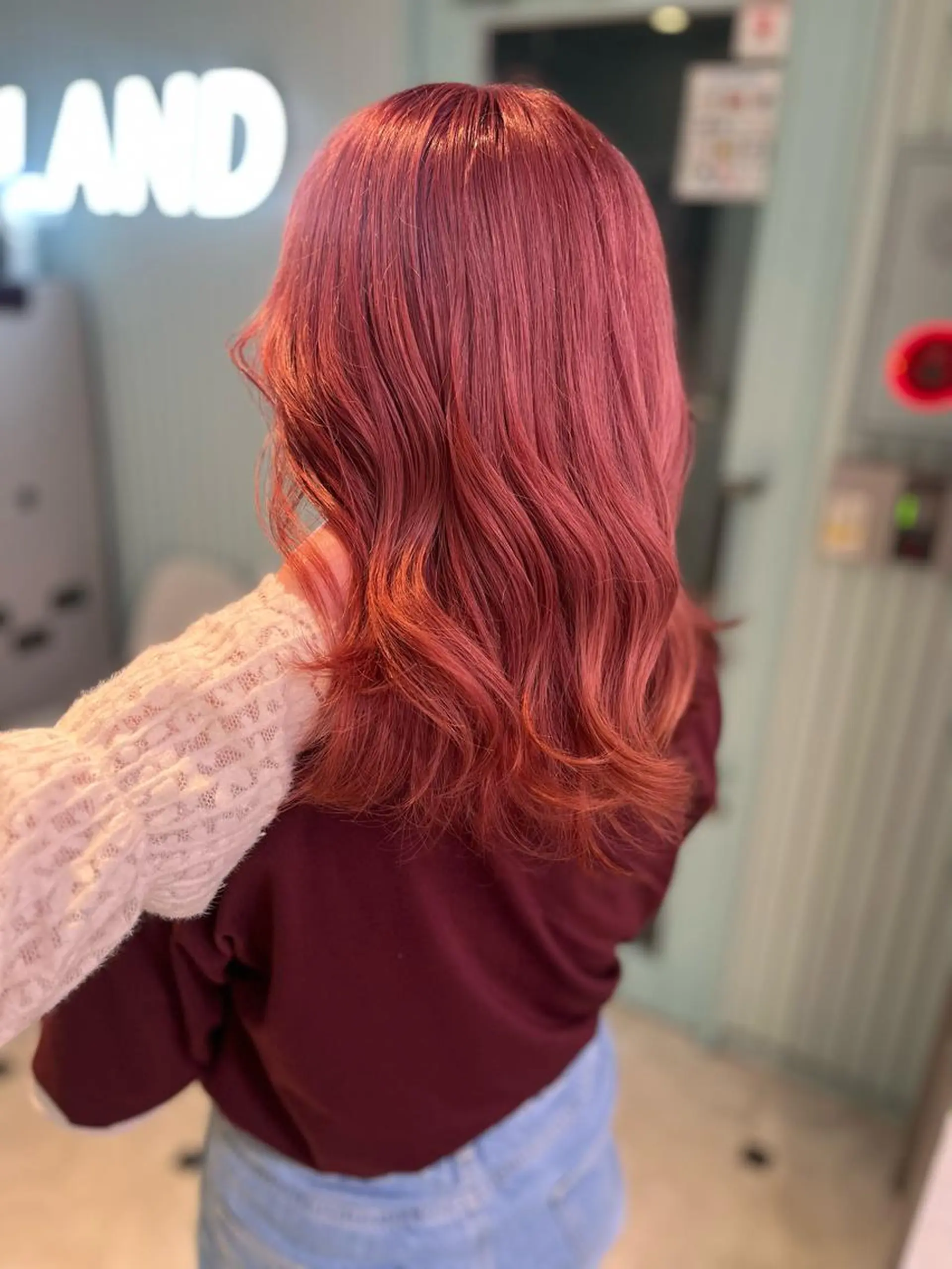 セミロング カラー ヘアアレンジ ヘアカラー トリートメント ヘアセット 愛されカラー🩷 はるなのヘアスタイル