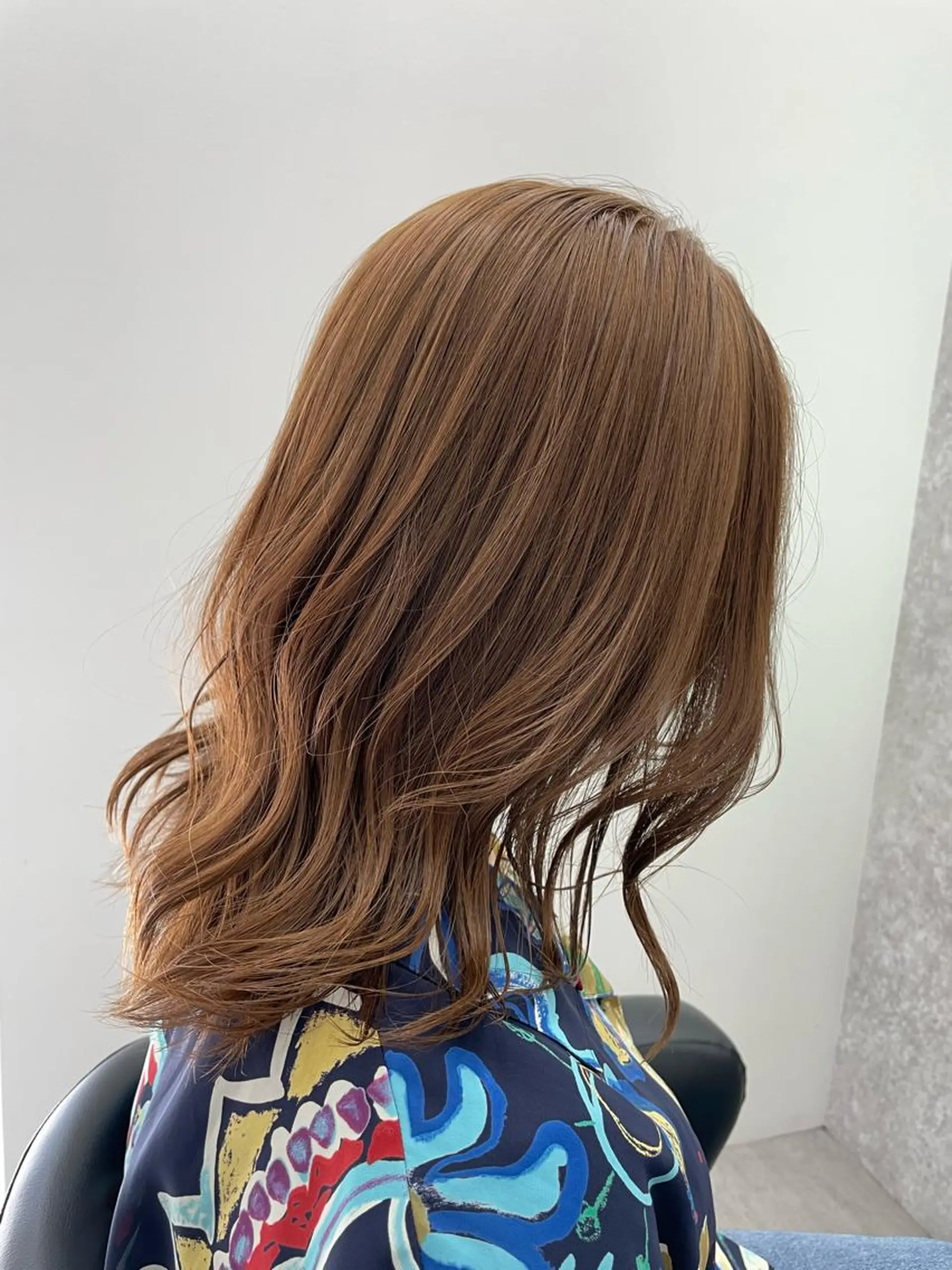 ミディアム カット ヘアカラー トリートメント 佐々木 達也のヘアスタイル