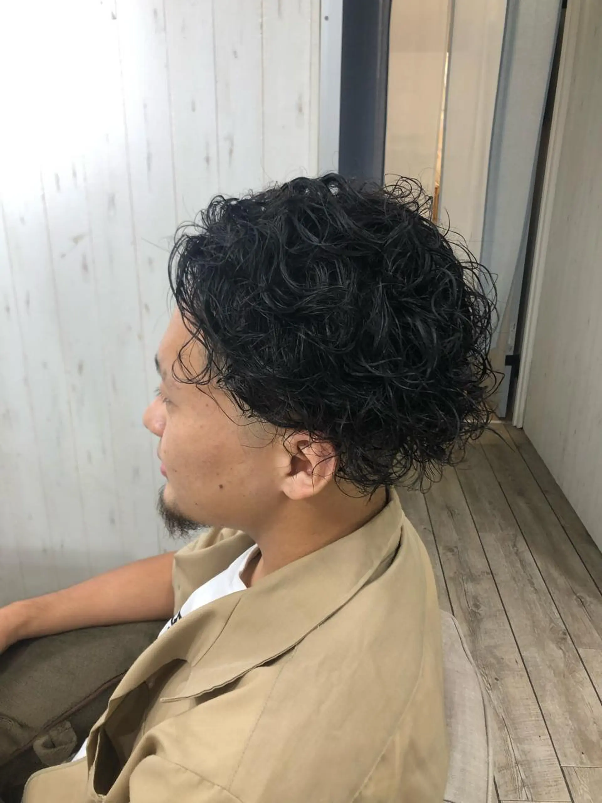 ショート パーマ メンズ イシジマ タカナリのヘアスタイル