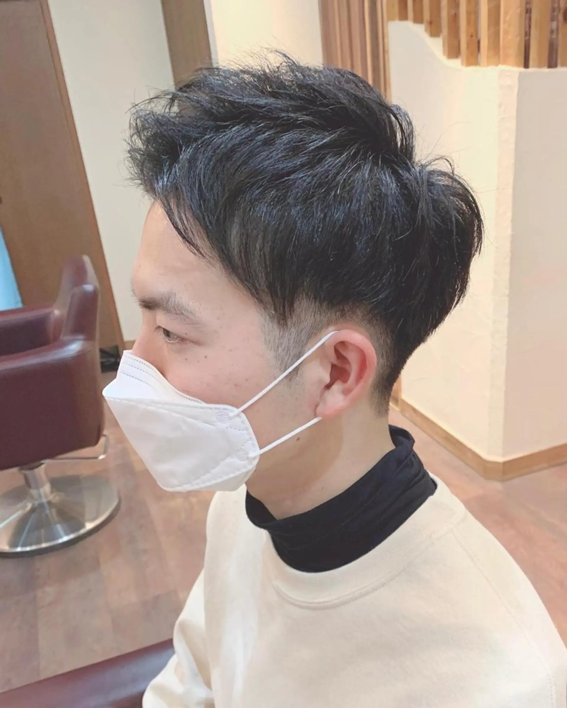 ショート カラー メンズ 学生（メンズ向け） メンズショート ツーブロック 刈り上げ くびれヘア 🌿ヤマグチ ユウキ🌿のヘアスタイル