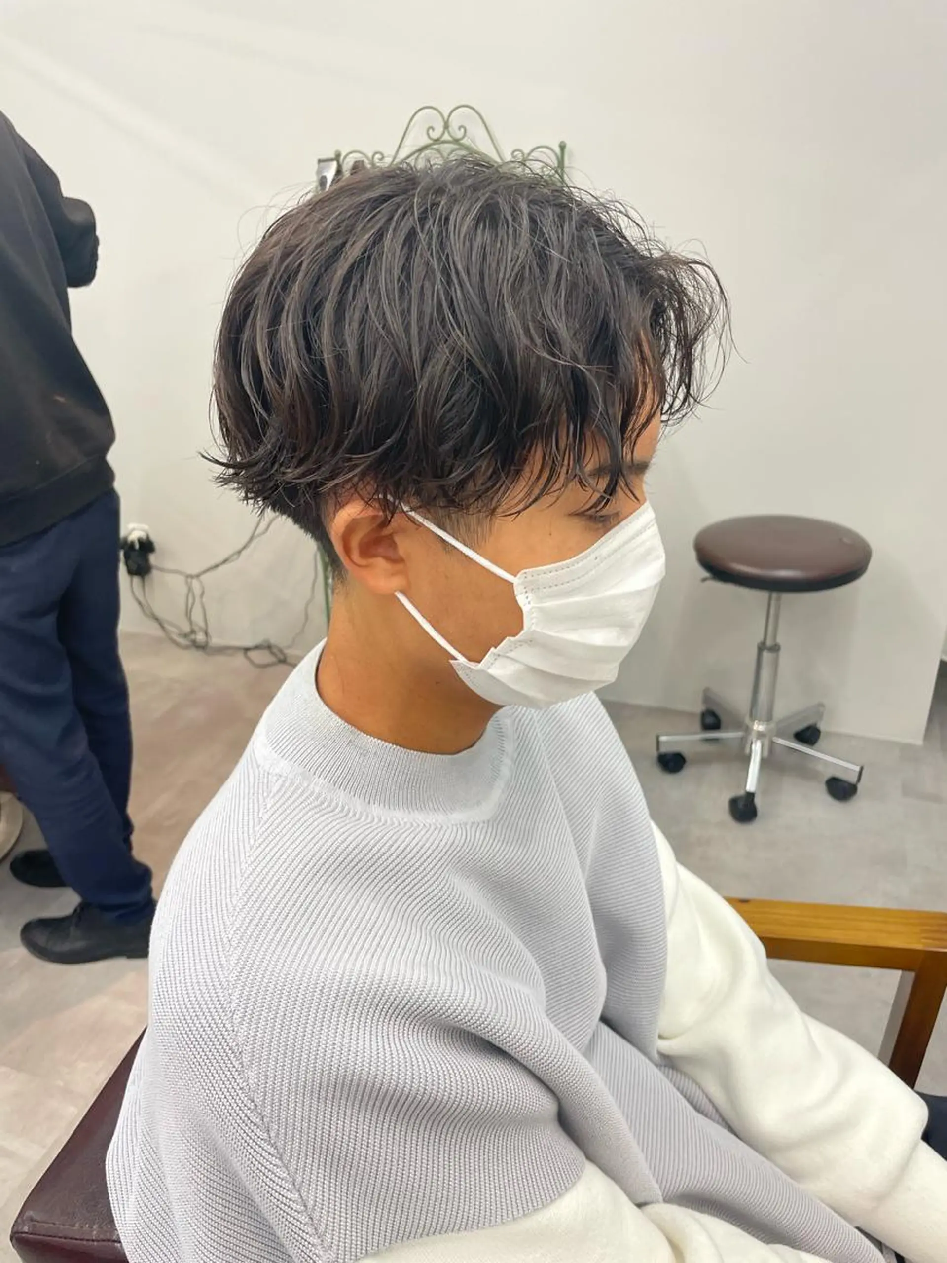 ショート パーマ ヘアアレンジ メンズ カット パーマ ヘアセット 🔥メンズ特化🔥 木村 祐太のヘアスタイル