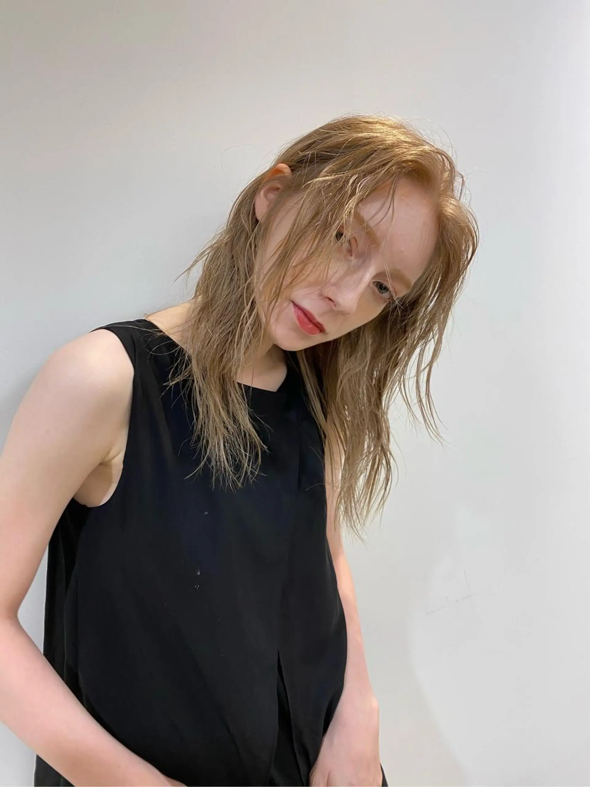 セミロング カラー パーマ ヘアアレンジ 【姫カット】 ナカムラコウキのヘアスタイル