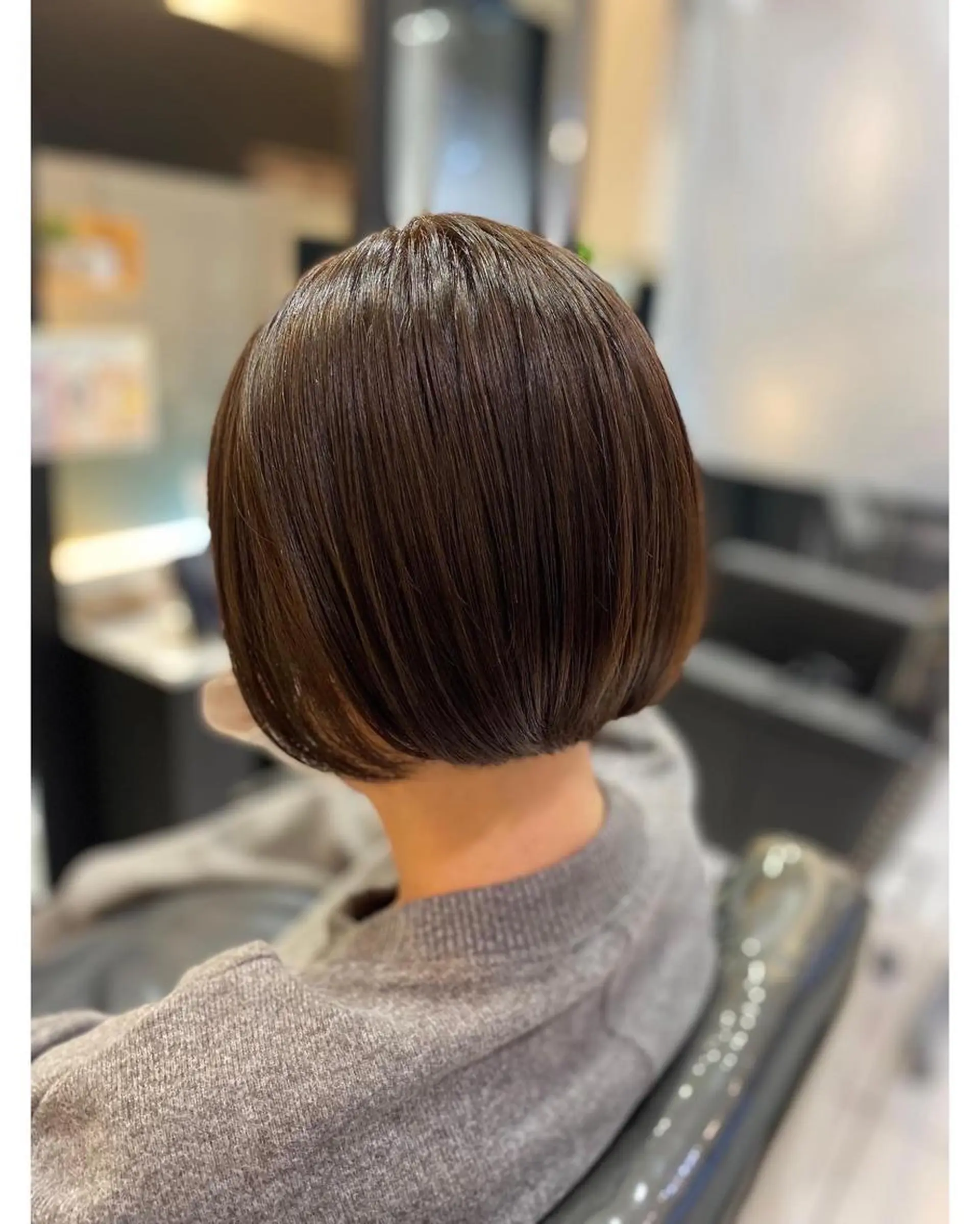 ショート カット トリートメント YASU🍎ボブ/ 赤系カラー/髪質改善のヘアスタイル