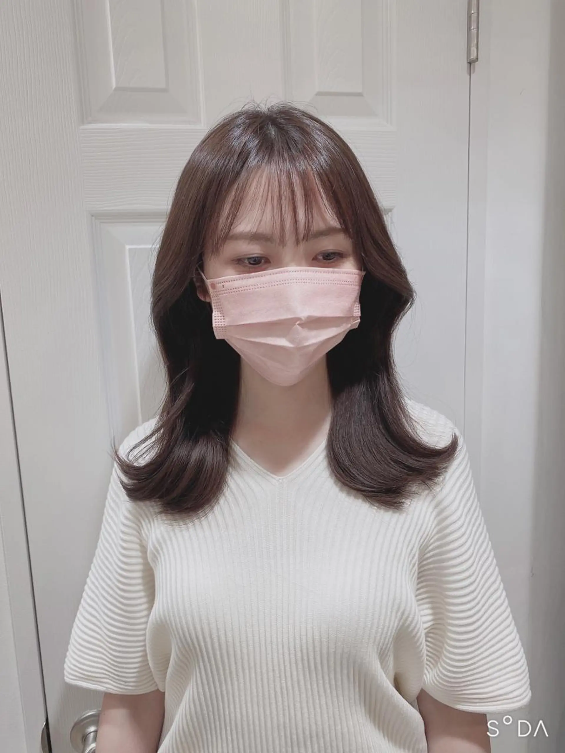 セミロング カット ヘアカラー トリートメント La paix所属・パーソナルカラー lapiax阿部のヘアスタイル