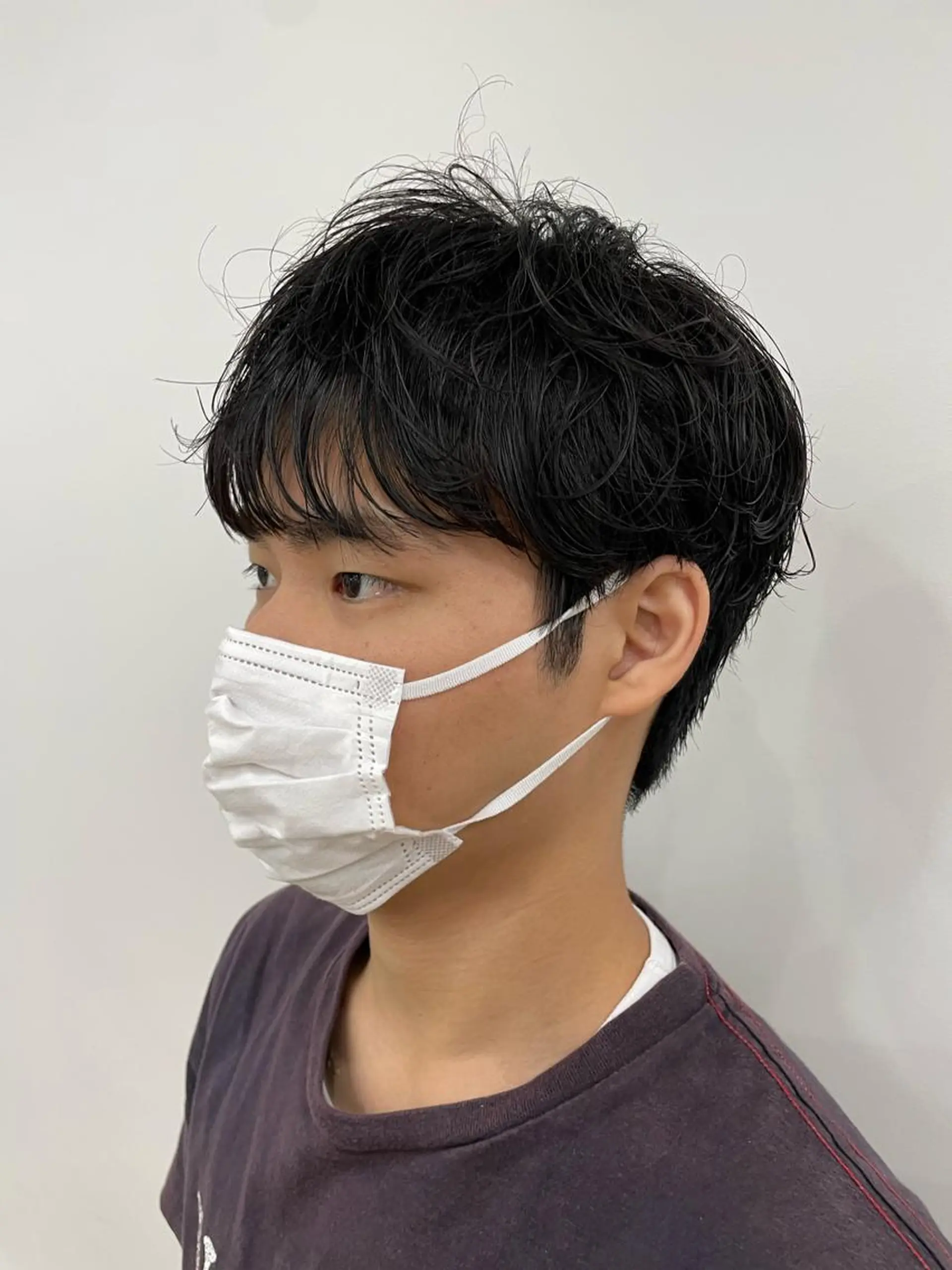 ショート カラー パーマ ヘアアレンジ メンズ レイヤー/ 透明感カラー/マドカのヘアスタイル