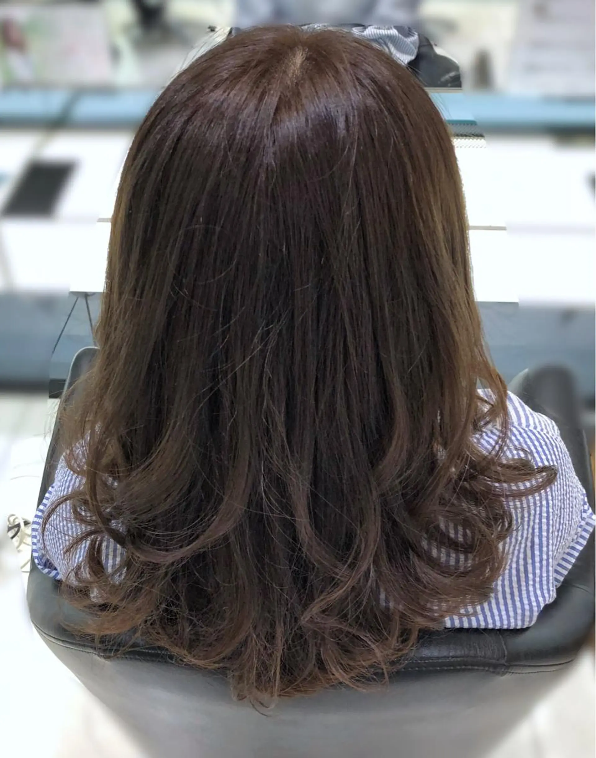 セミロング カラー イルミナカラー カット ヘアカラー トリートメント ✨髪質改善✨ 田西　基彦のヘアスタイル