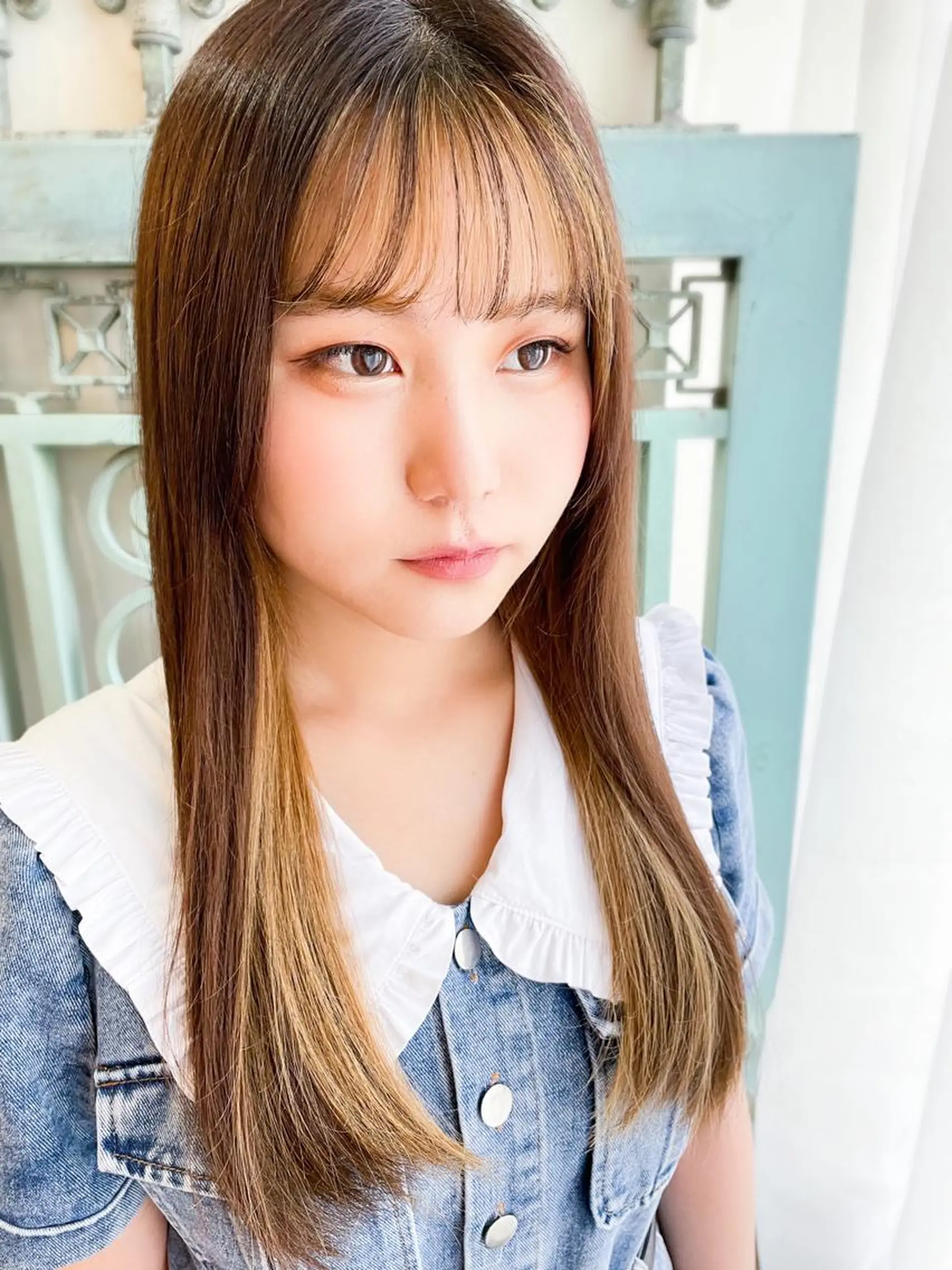 ロング カラー パーマ ヘアアレンジ メンズ 表参道Lise おおいしおりのヘアスタイル