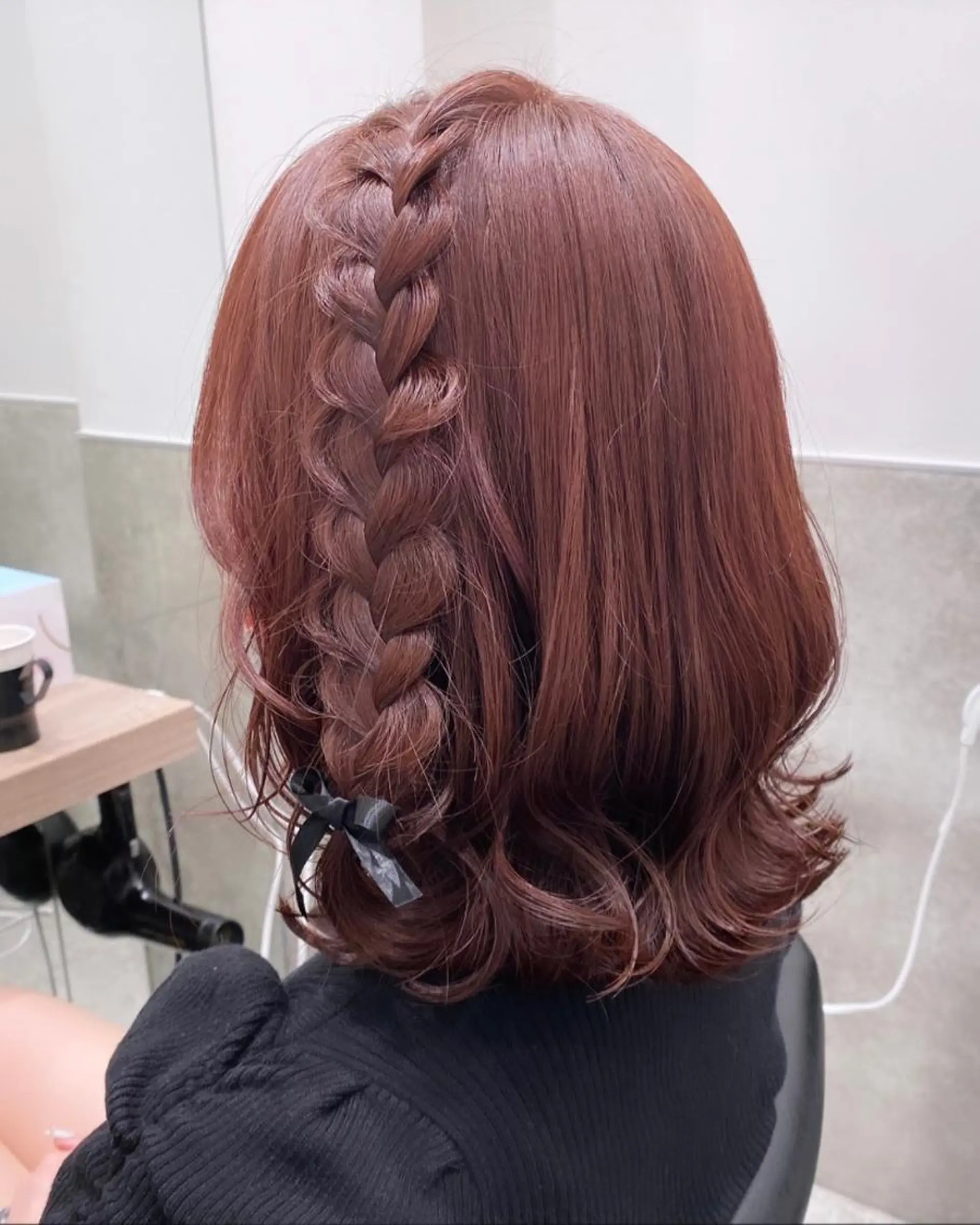 ミディアム カラー カット ヘアカラー トリートメント 💗ガーリーヘア🎀 saki💗のヘアスタイル