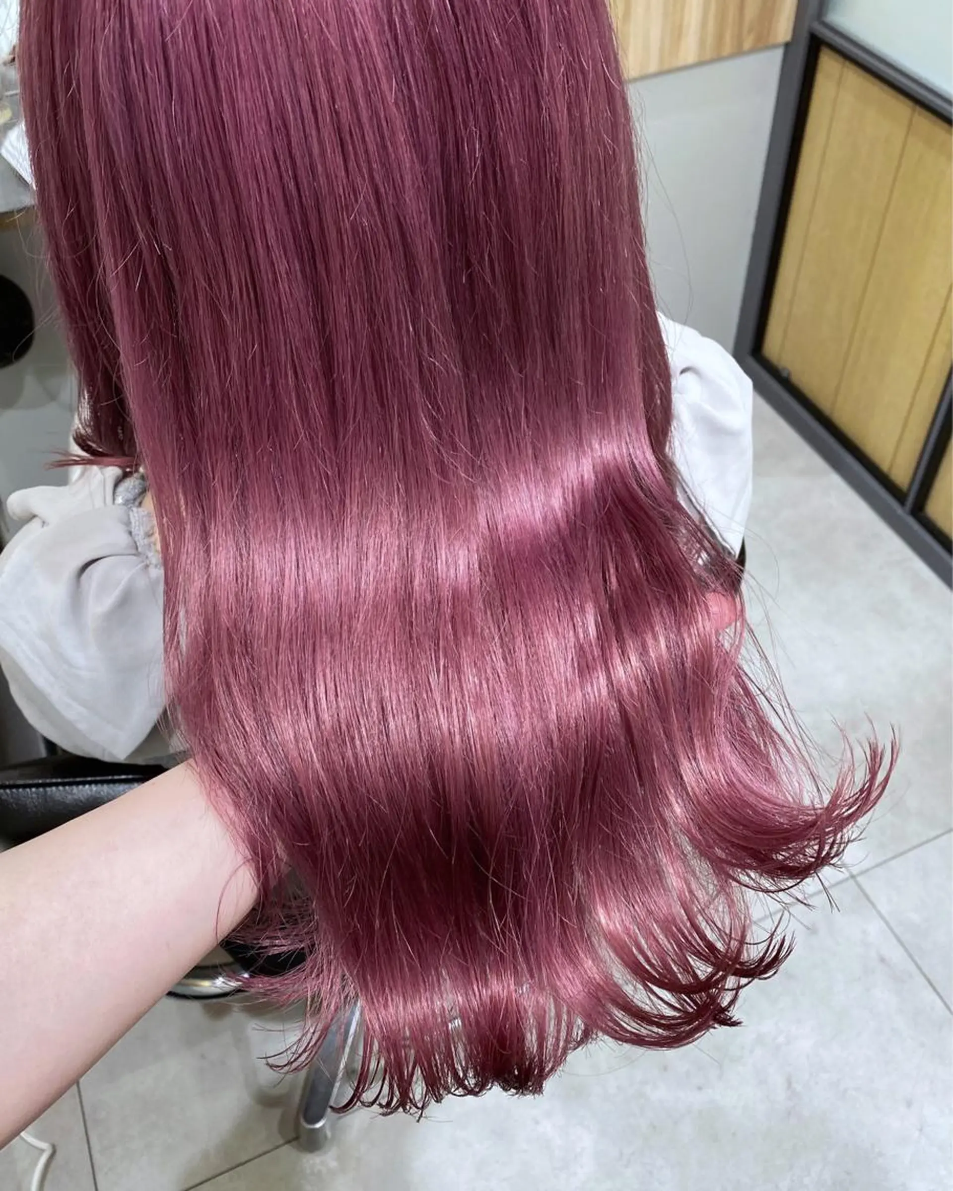 ロング カラー ヘアアレンジ ヘアカラー 畑中 愛梨のヘアスタイル
