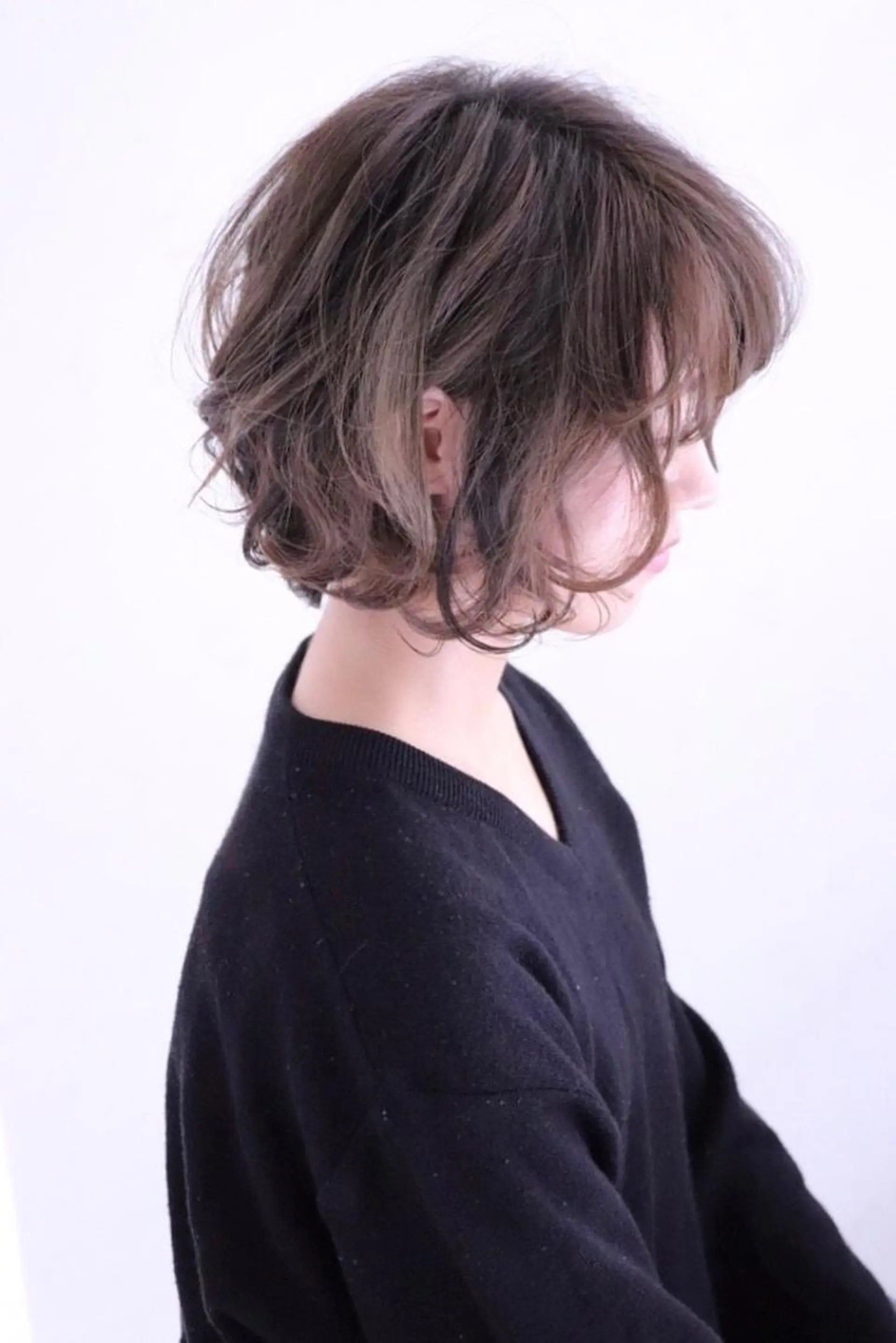 セミロング 兒玉 一成のヘアスタイル