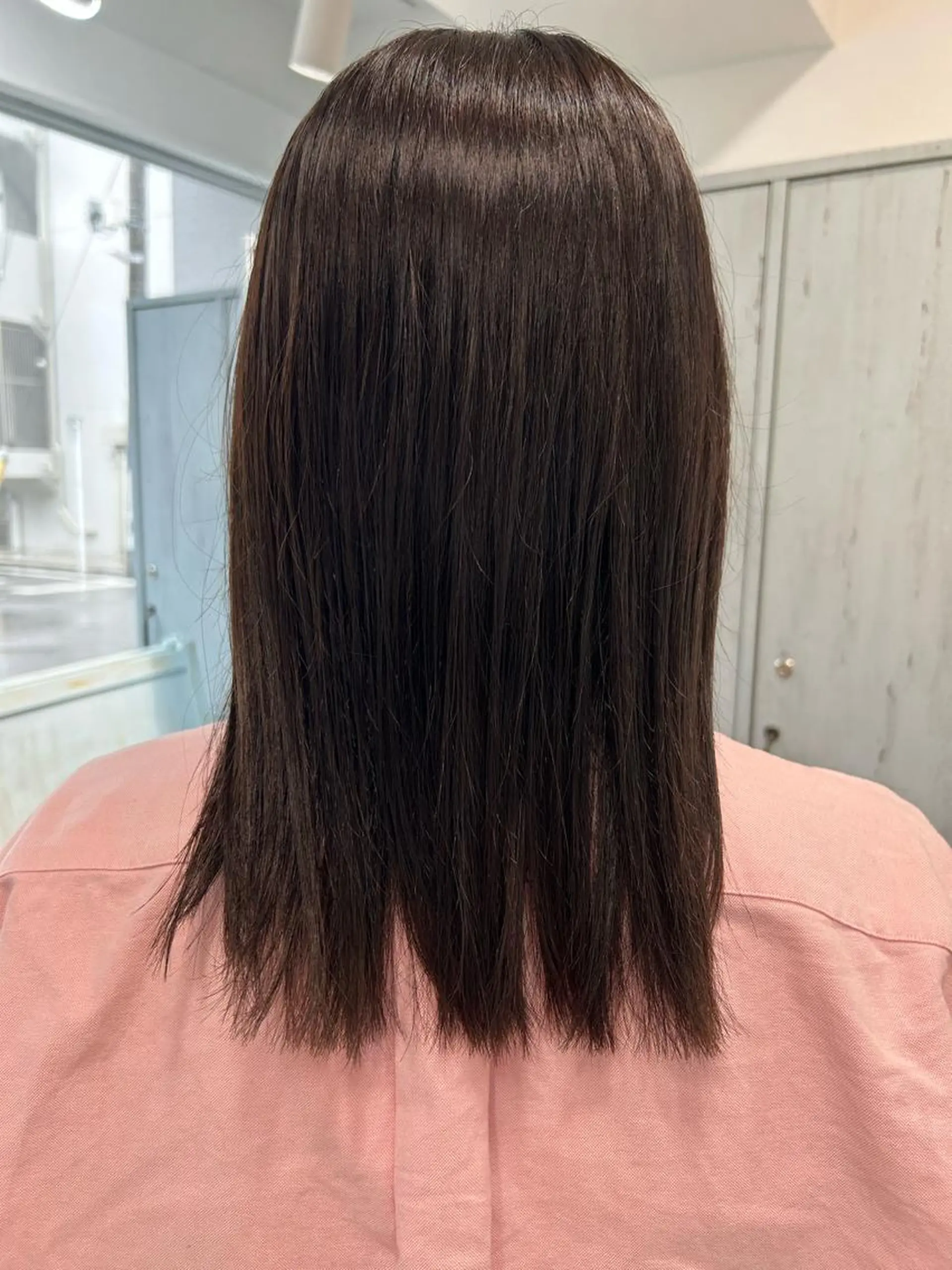 ミディアム ブラウンカラー tomokaのヘアスタイル