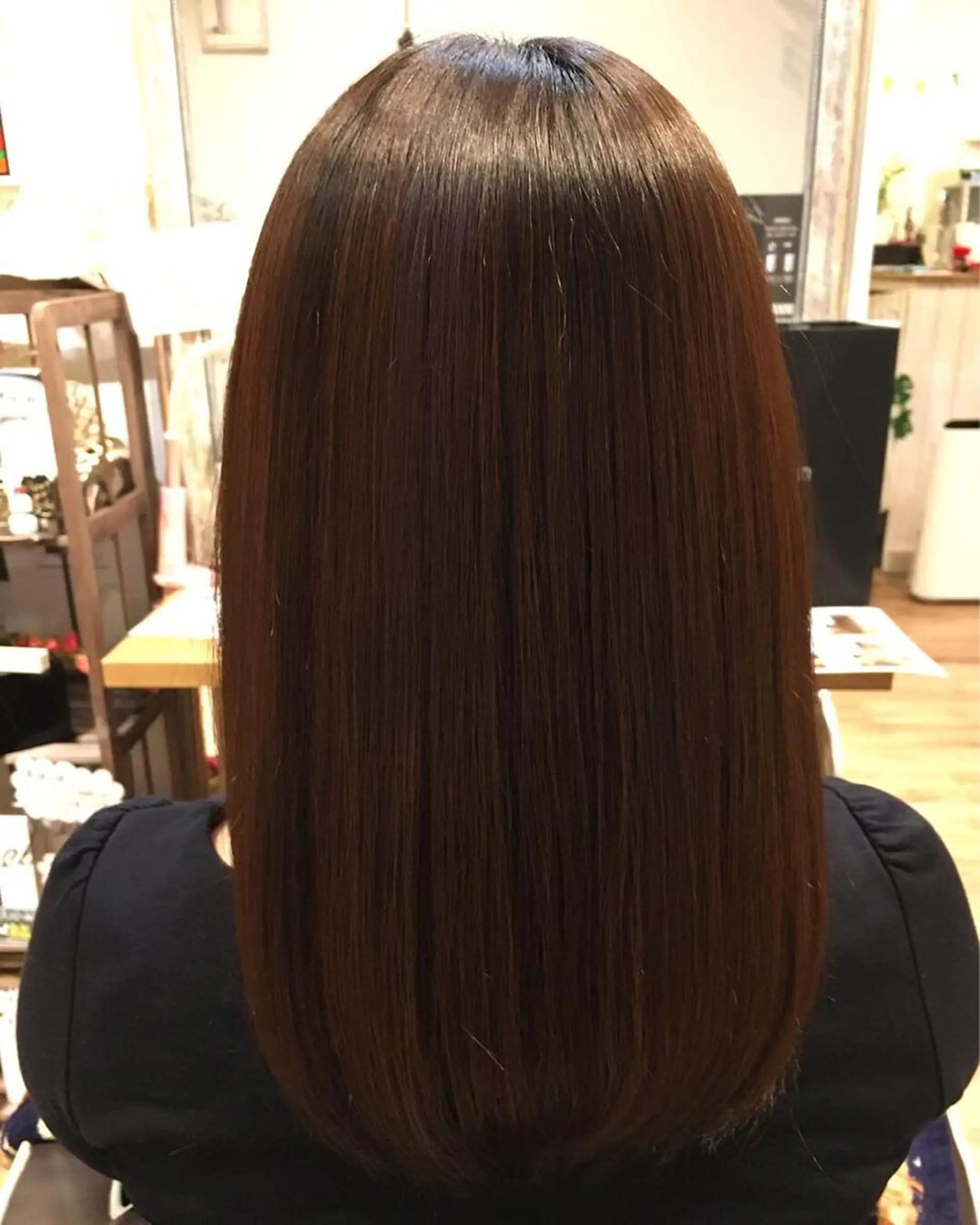 ミディアム カラー トリートメント 青野 文香のヘアスタイル