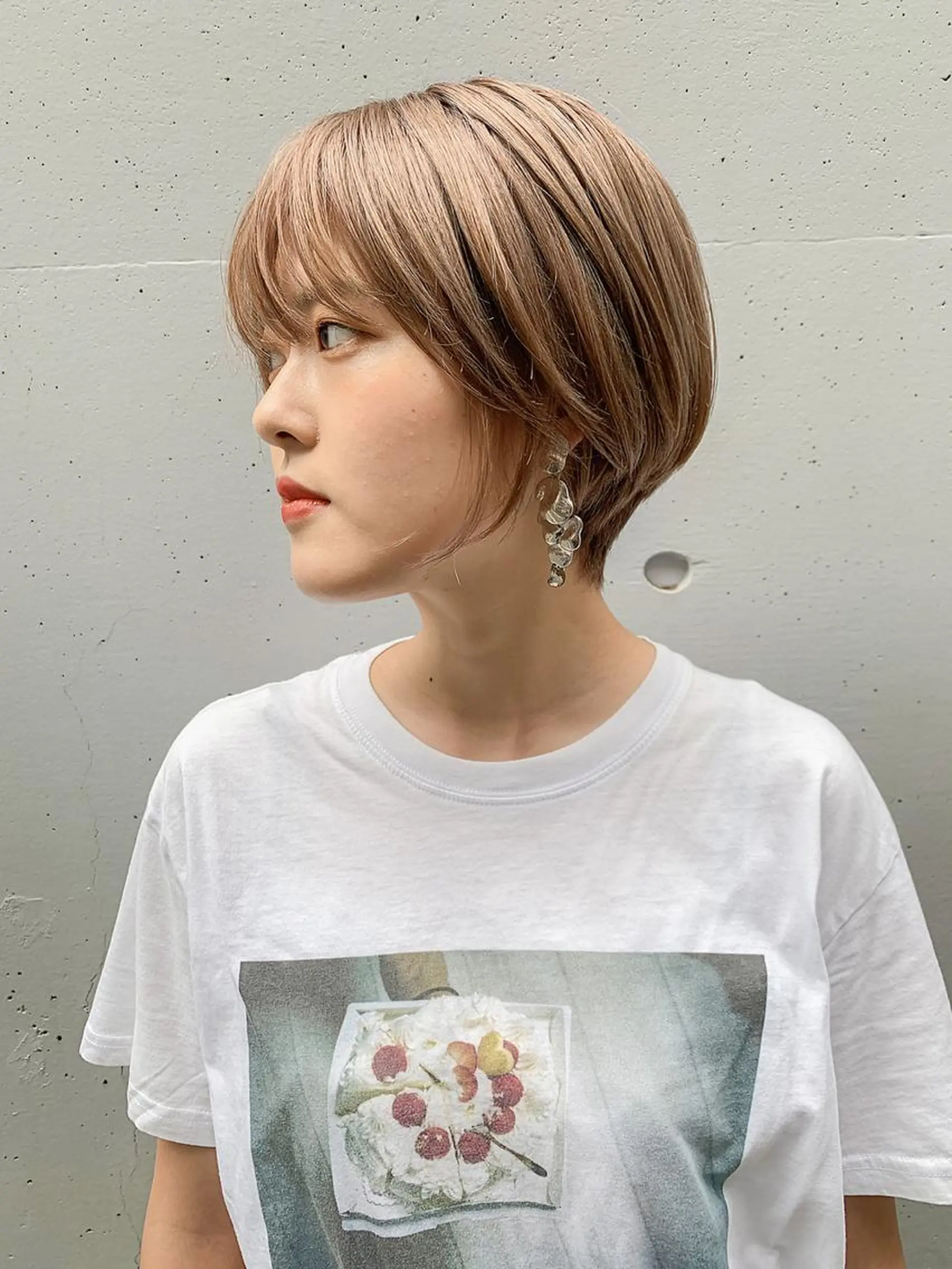 ショート tomoe 艶カラー💗🪽のヘアスタイル