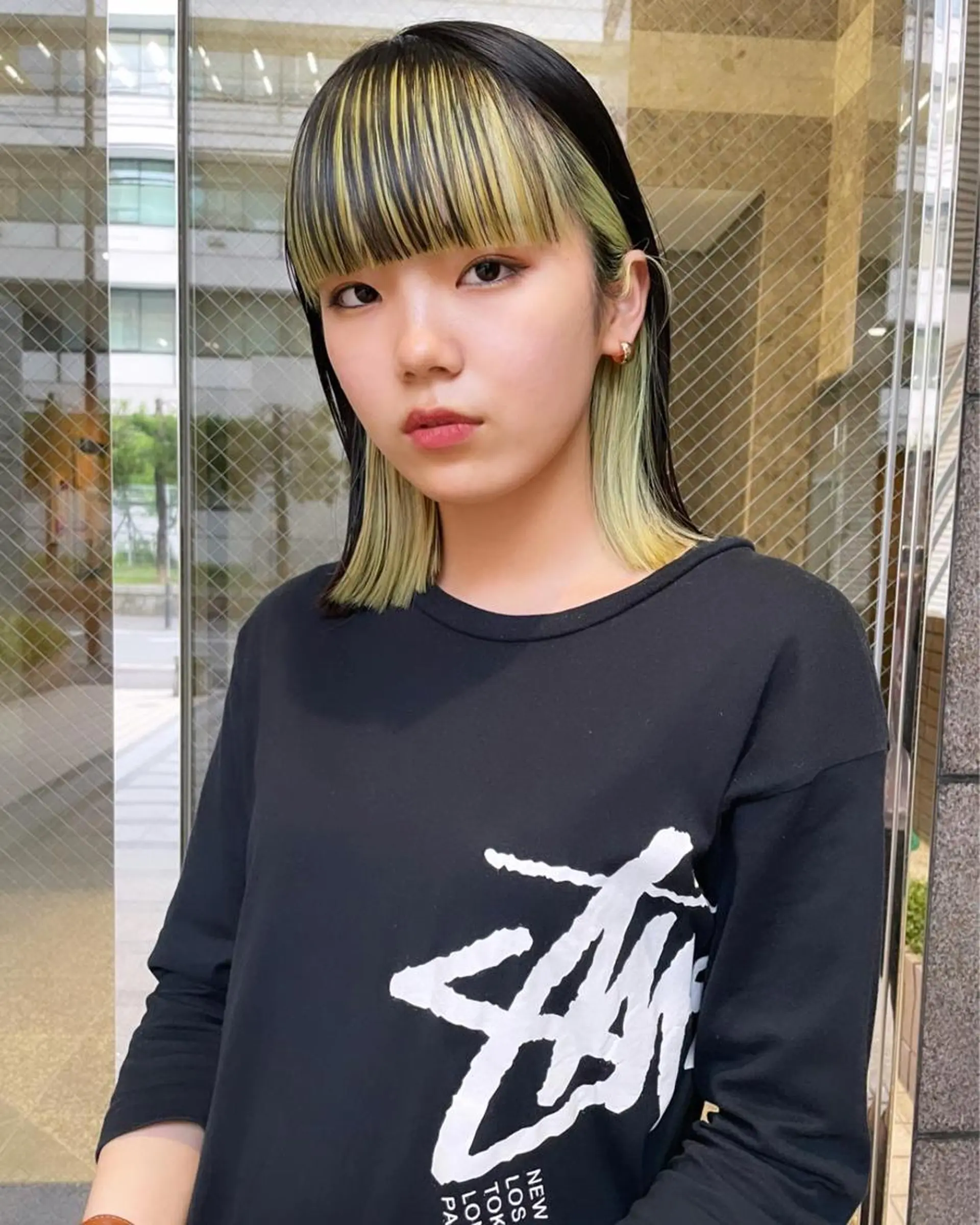 ミディアム カラー カット ヘアカラー suvvy hairsalonのヘアスタイル