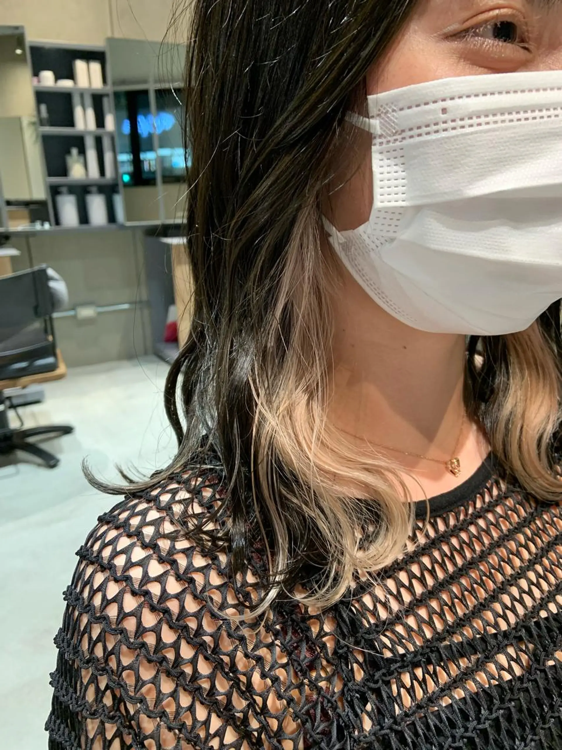 ミディアム カラー hair  bh.maara所属・bh.maara デザイン／ハイトーンのヘアスタイル