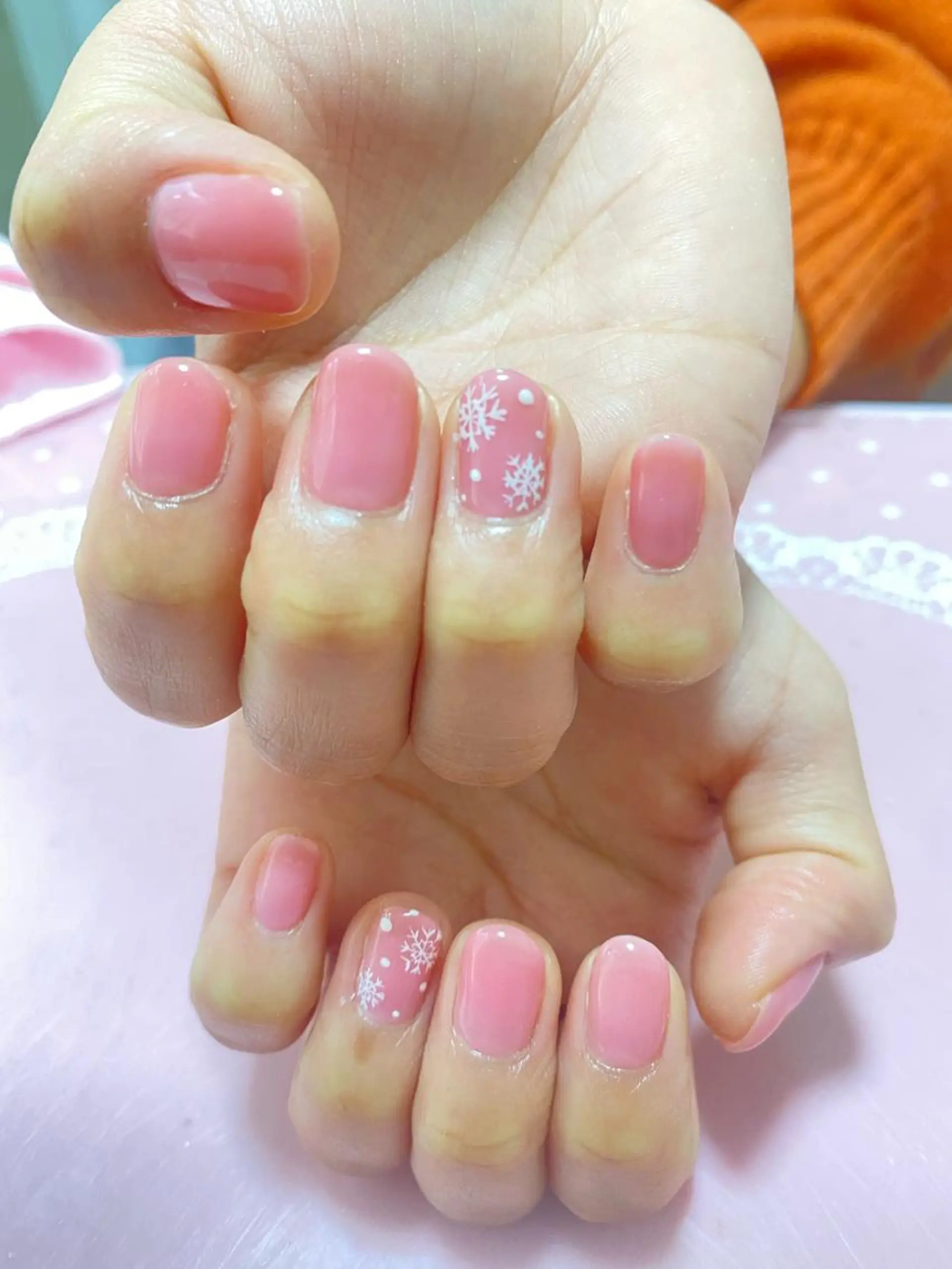 ネイル オーロラネイル フレンチネイル ジェルネイル キラキラネイル 韓国ネイル ハンドネイル Nail Salon Ｄream Mamのネイルデザイン