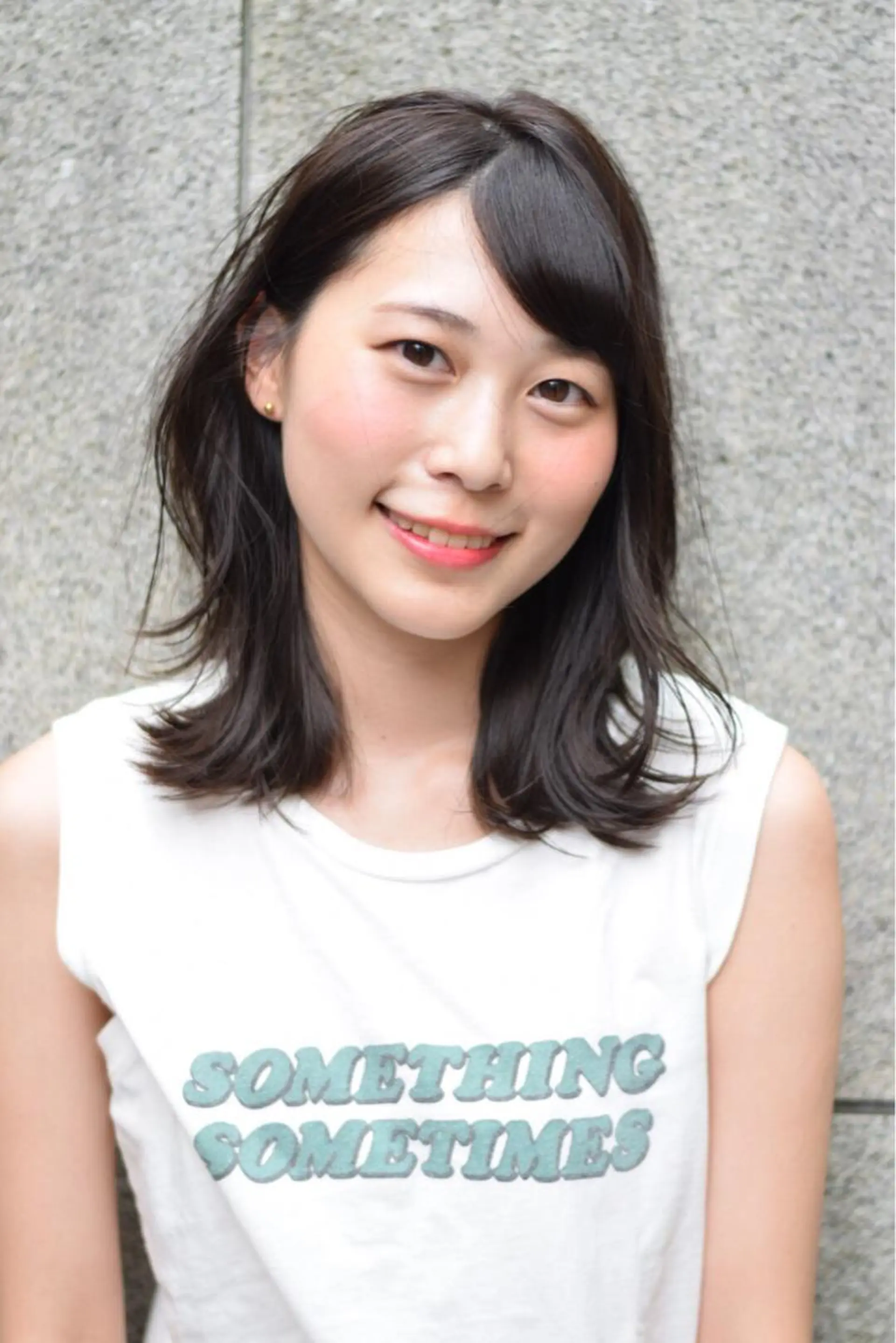 ミディアム ミディアムパーマ アッシュ アッシュグレー アッシュグレージュ ボブ 寺山 佳貴のヘアスタイル