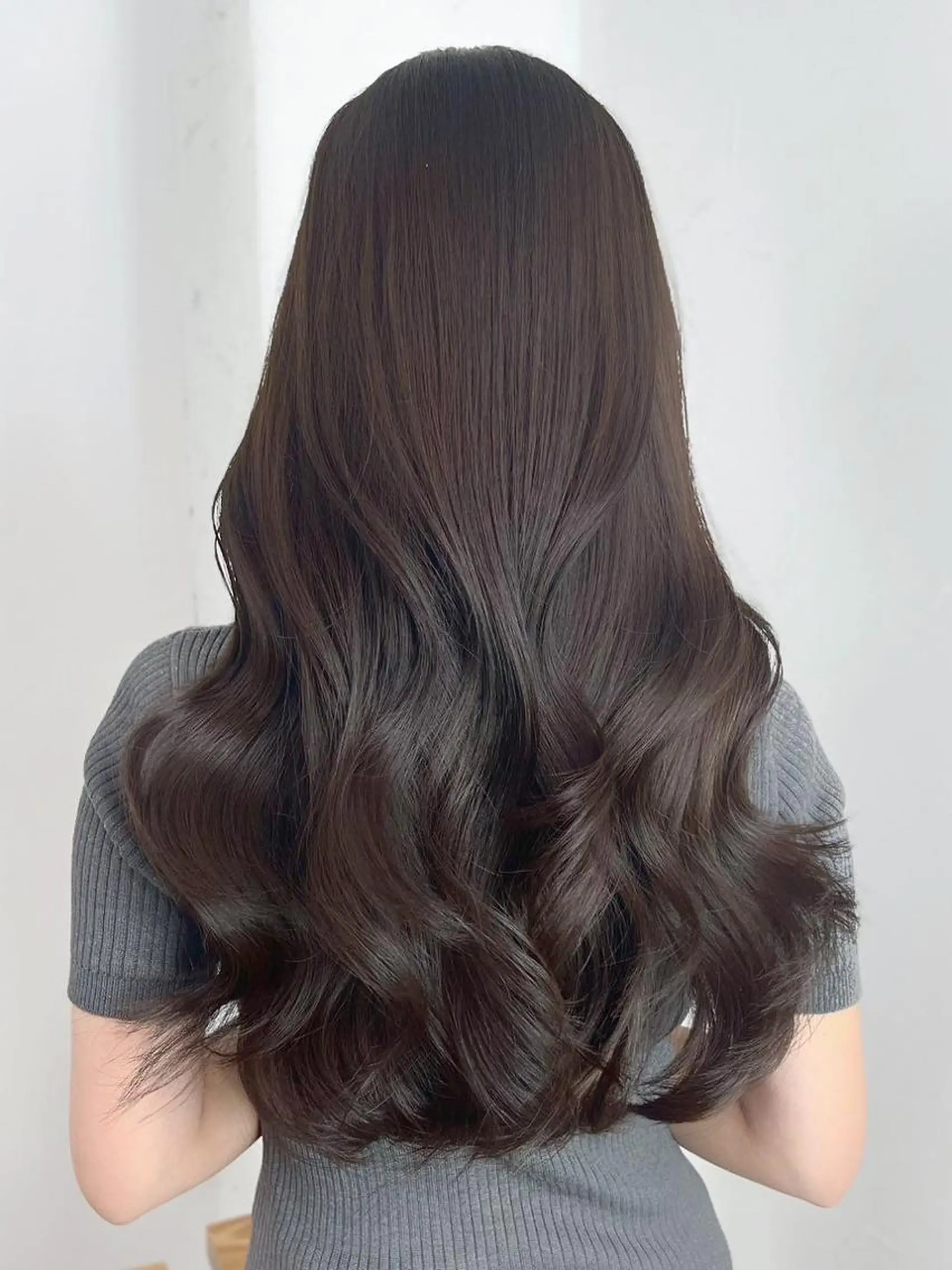 セミロング カラー ブラウンカラー カット ヘアカラー トリートメント ITbyALBUM 中野店のヘアスタイル