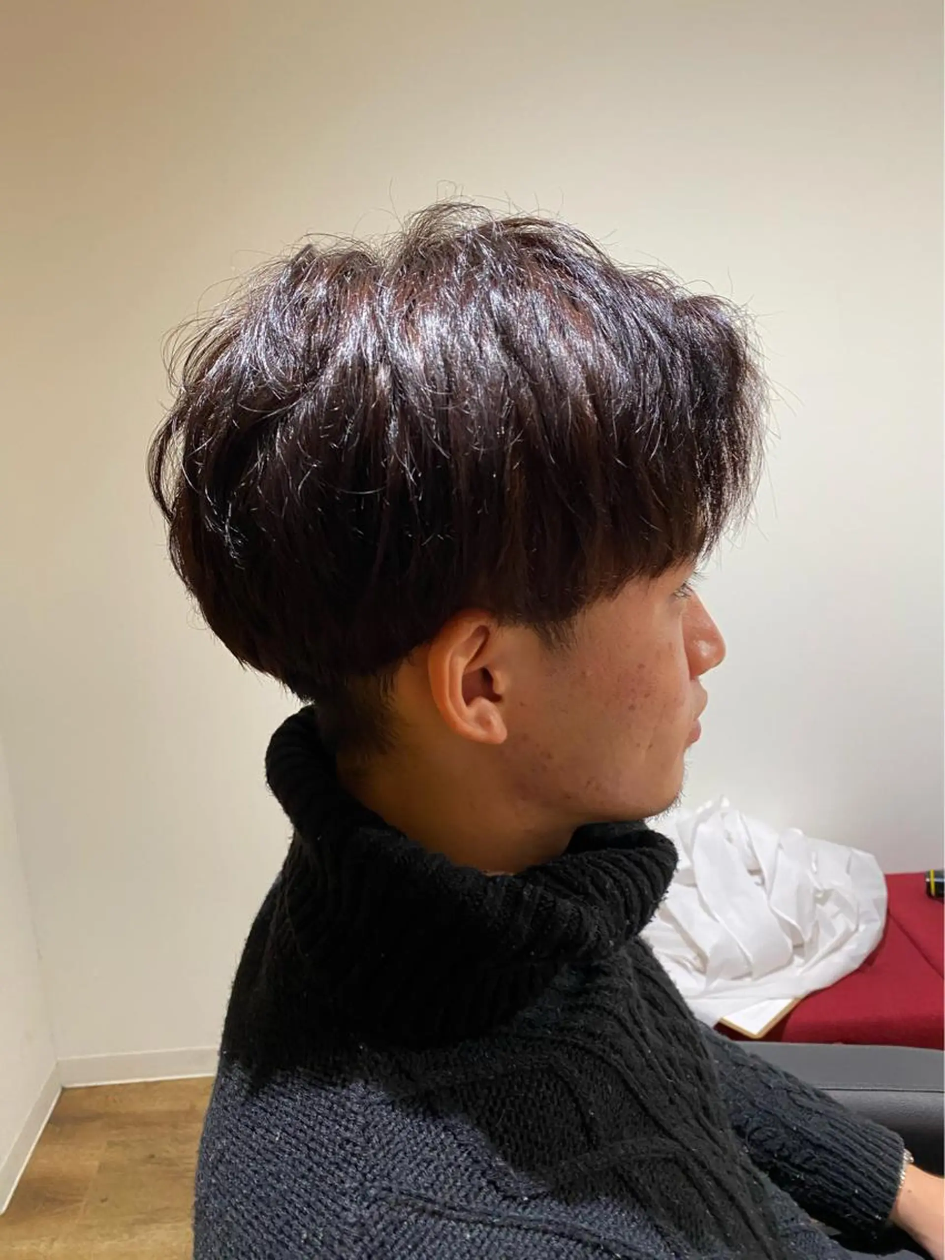 ショート カラー パーマ メンズ FOR Men`s hair所属・高橋 一樹のヘアスタイル