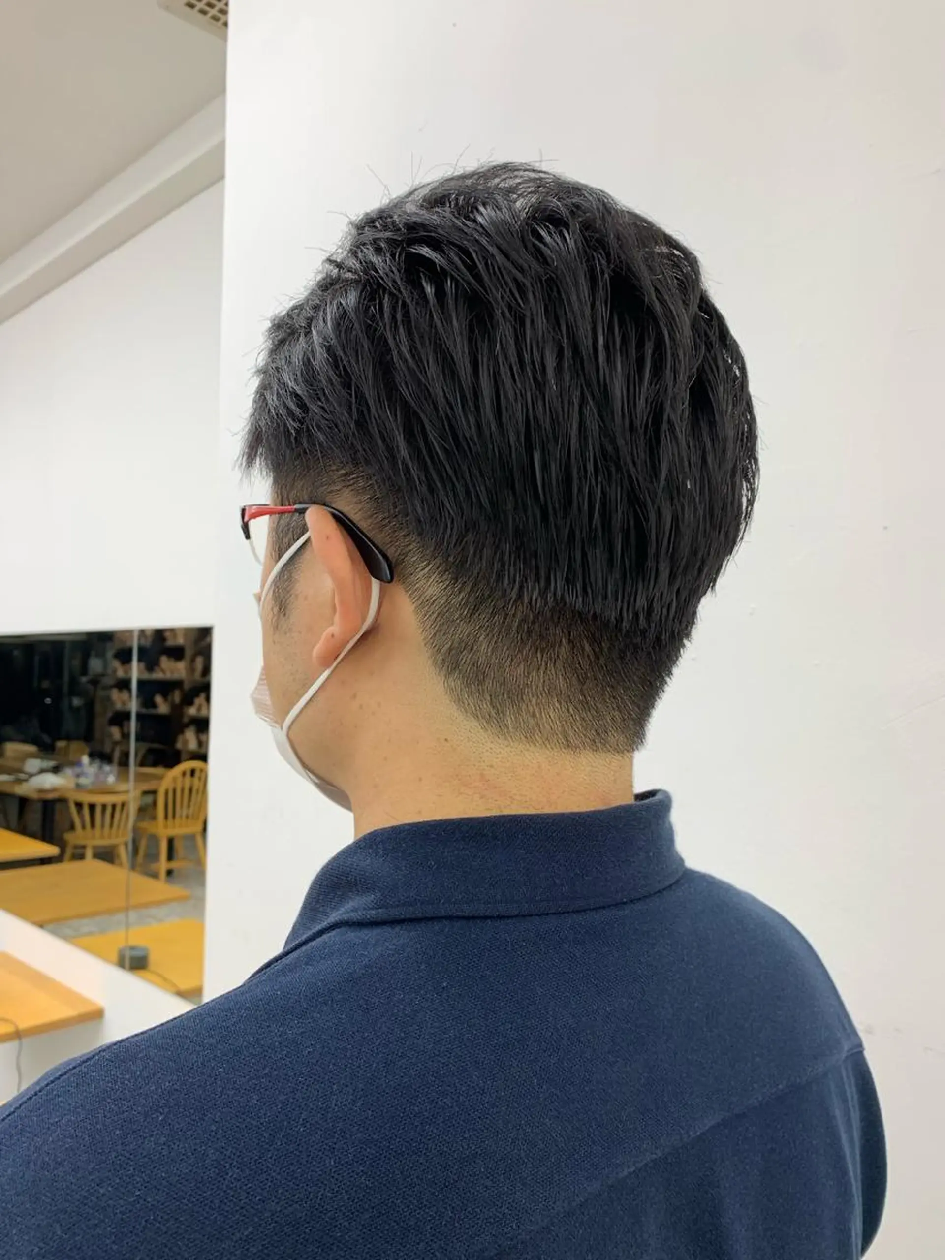 メンズ アップバング ツーブロック ゆうき あすかのヘアスタイル