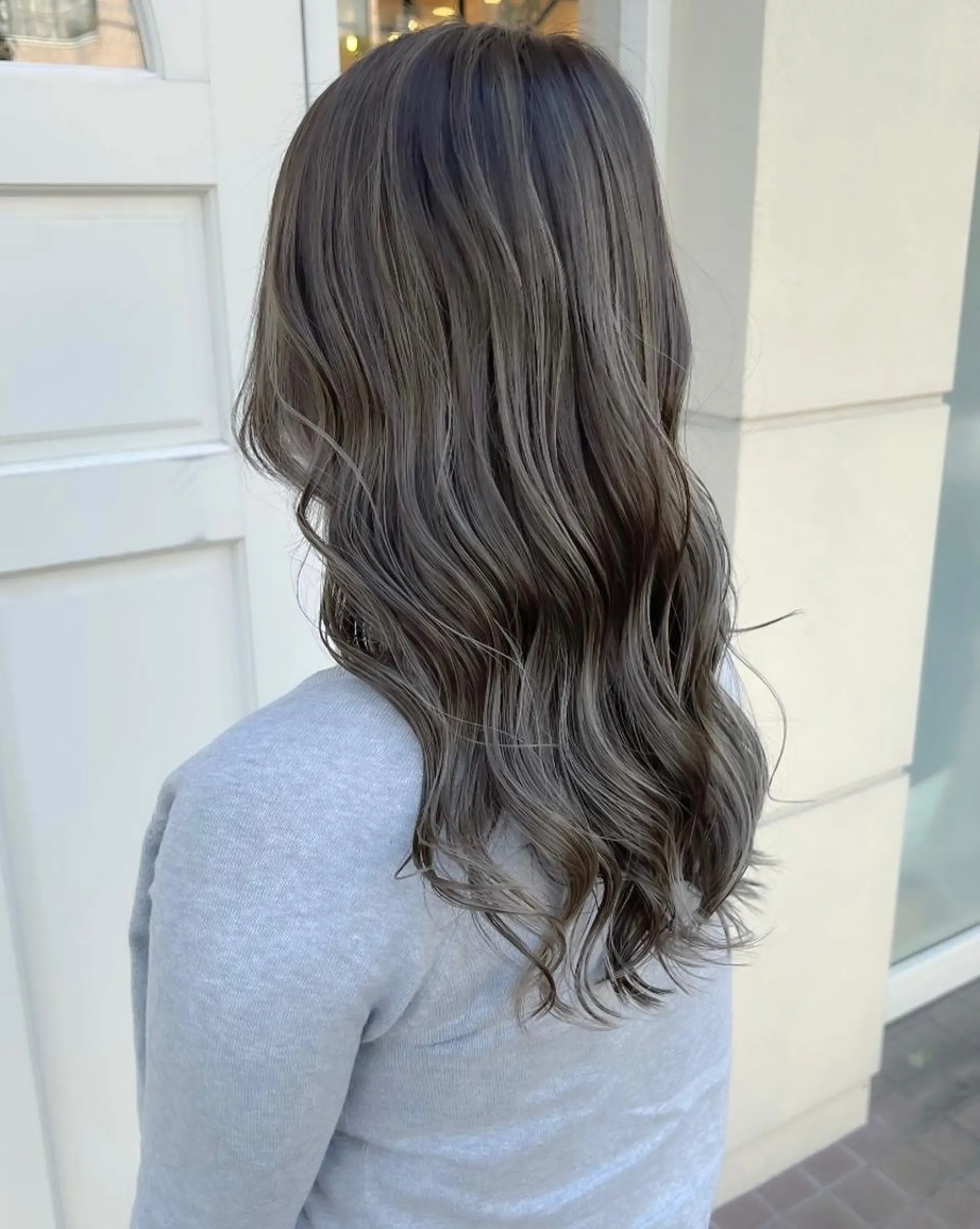 セミロング カラー カット ヘアカラー トリートメント ヘッドスパ 🇰🇷韓国レイヤー 錦糸町【北山謙三】のヘアスタイル