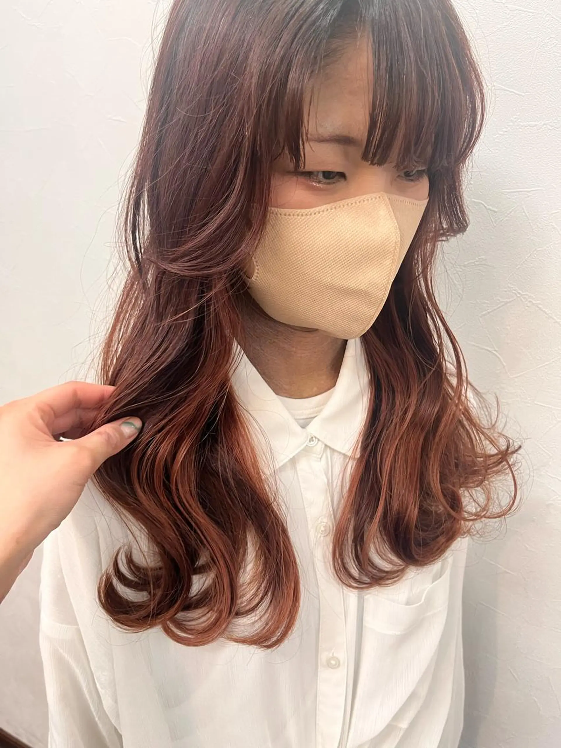ロング カラー カット ヘアカラー 💠西山果琳💠 マツパモデル募集のヘアスタイル