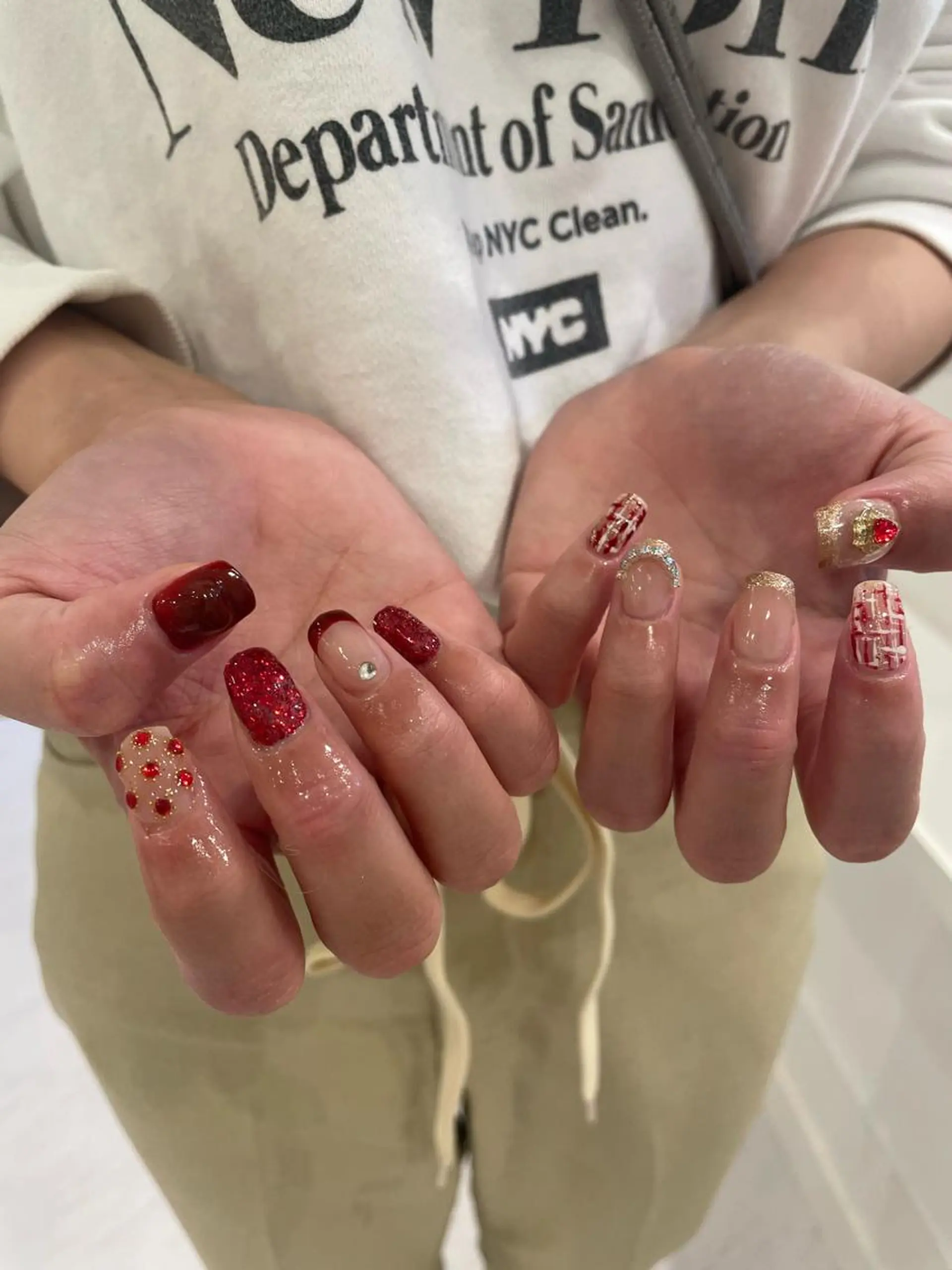 ネイル 束感まつ毛/ネイル/ LED♥KIRARAのマツエク・マツパデザイン