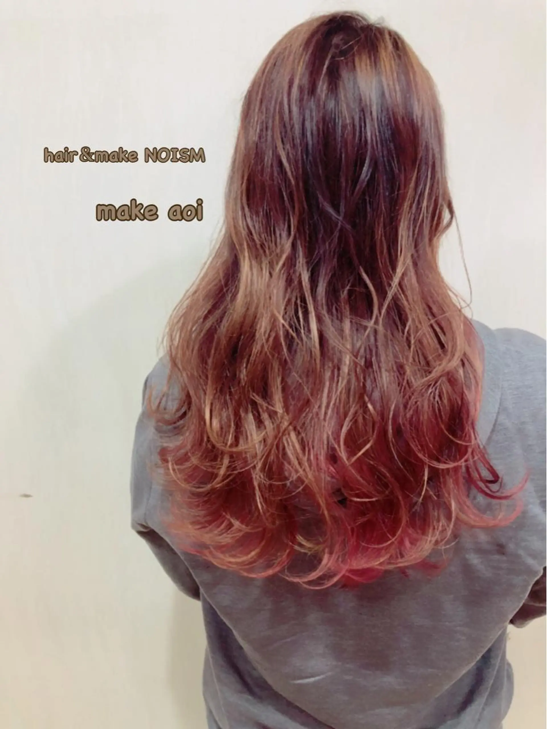 ロング カット ヘアカラー 西藤 葵のマツエク・マツパデザイン