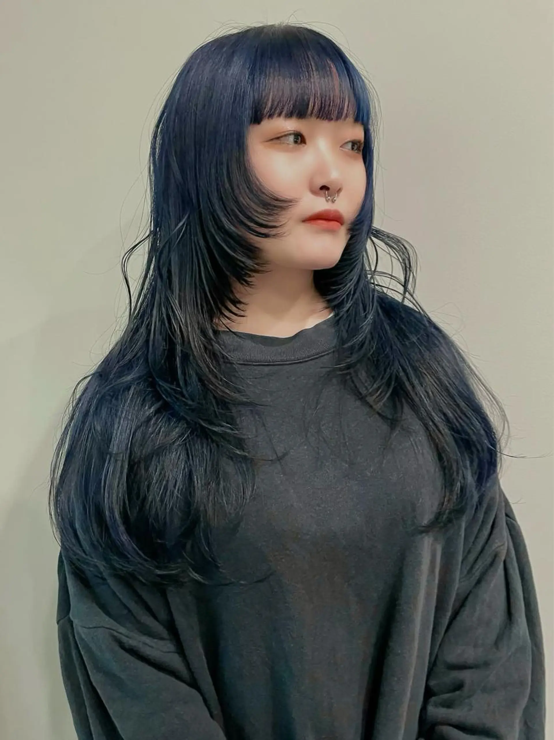 ミディアム カラー カット ヘアカラー トリートメント SALOWIN所属・ブリーチ✍️ ボブ✨レイヤーのヘアスタイル