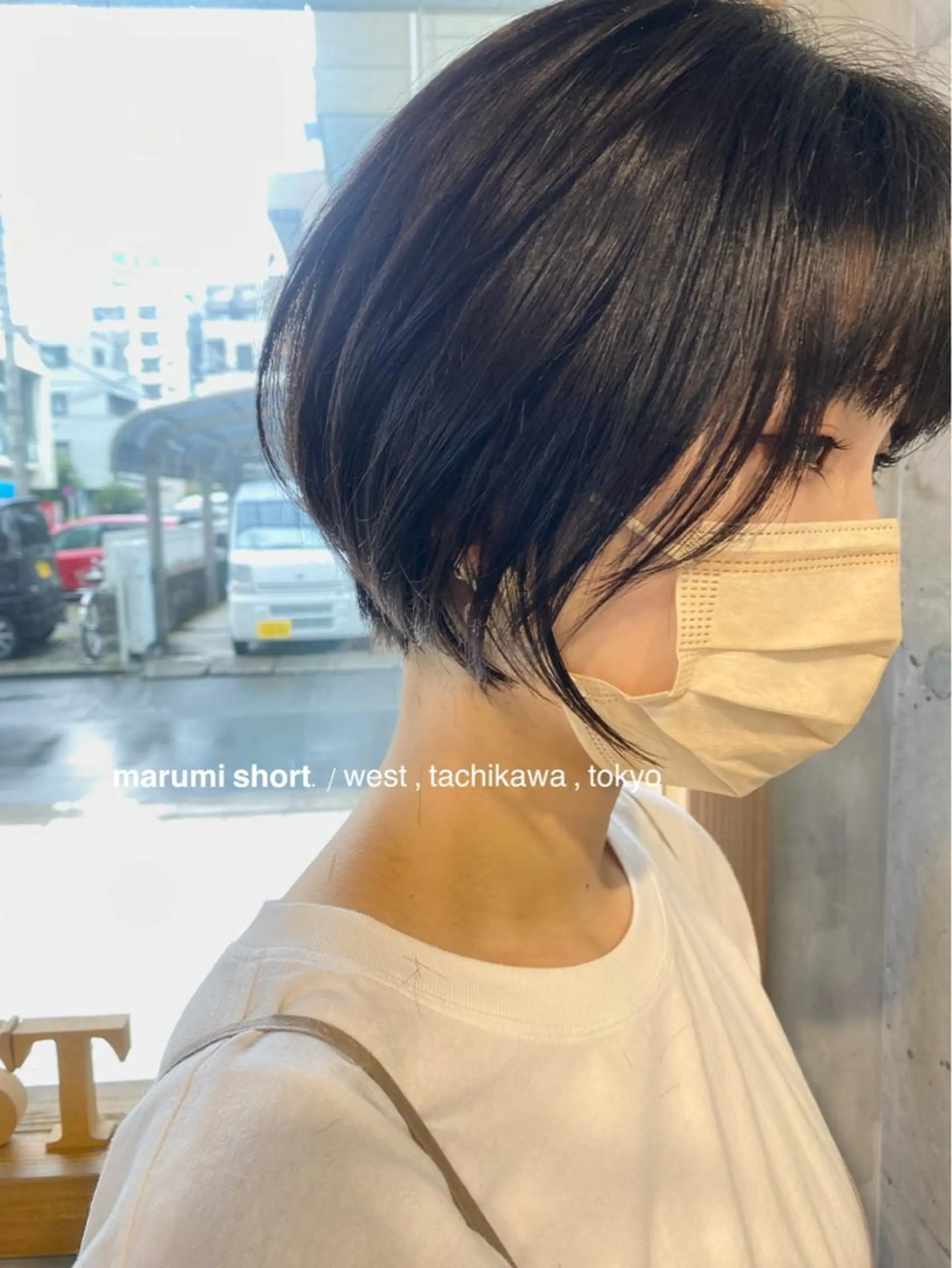 ショート ショートボブ ハンサムショート 丸みショート ボブ 学生 竹嶌 健吾のヘアスタイル