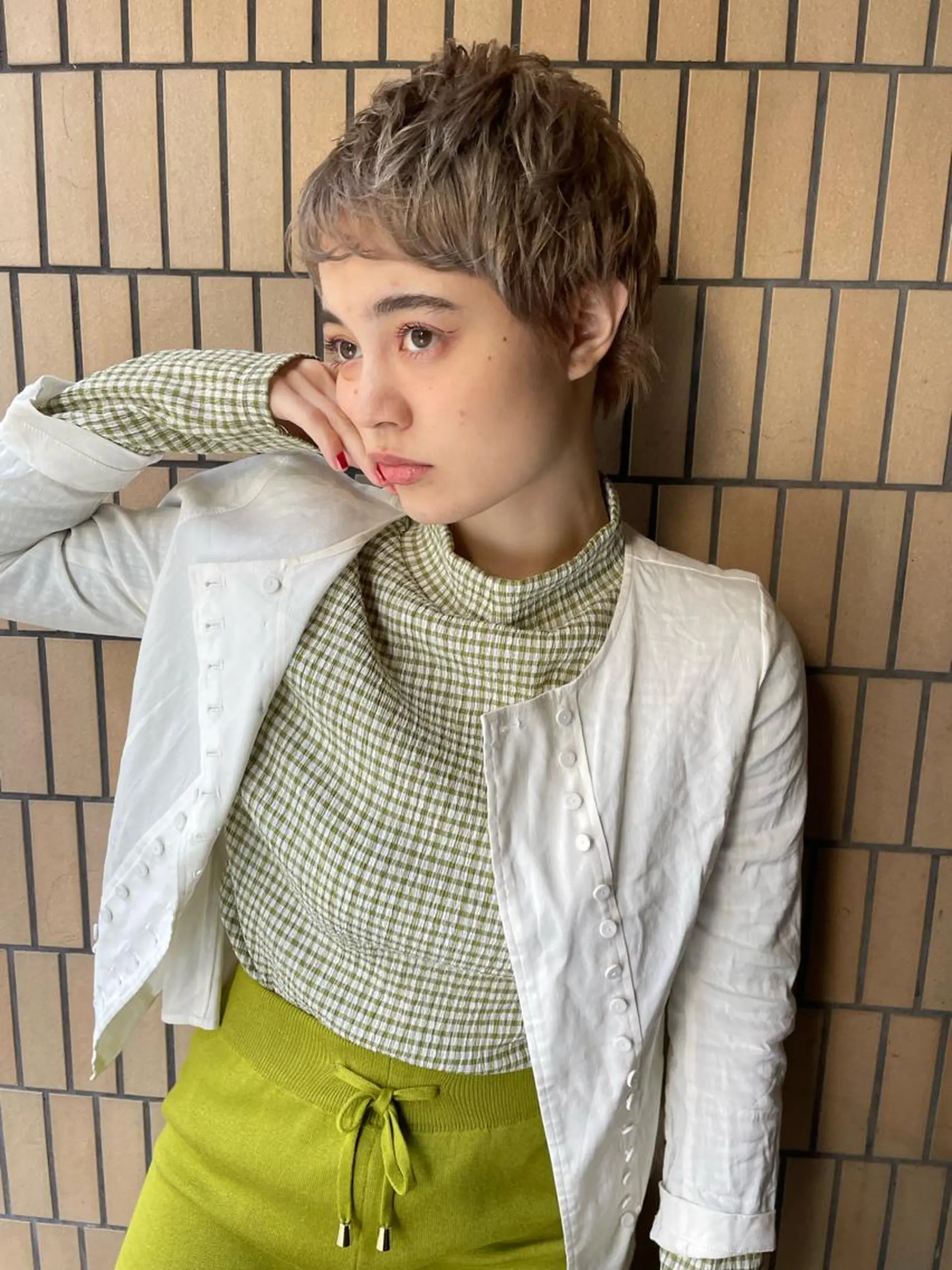 ショート カラー カット ヘアカラー トリートメント ショート/ボブ専門 宮脇美奈/南船場のヘアスタイル